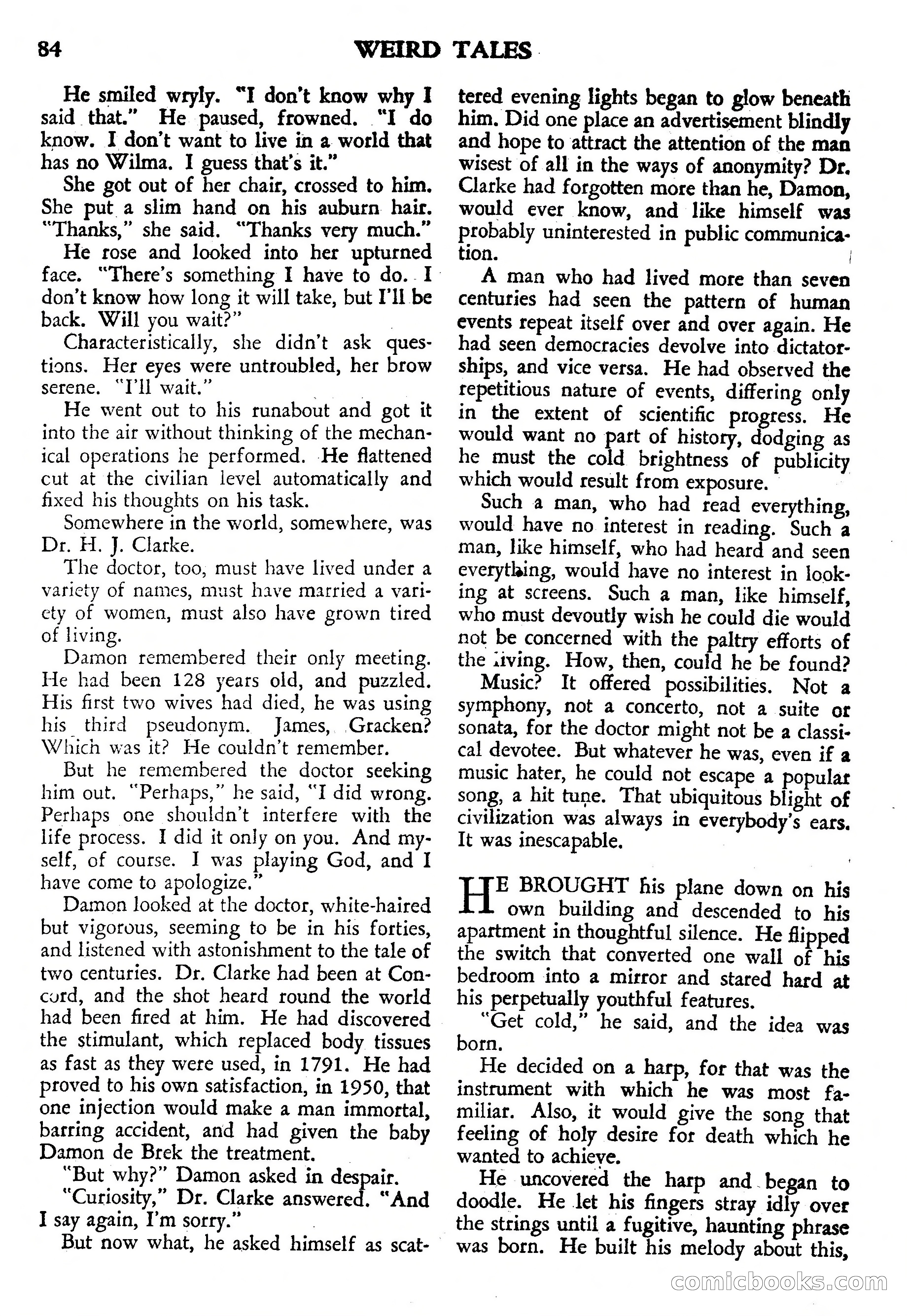 Weird Tales, July 1950 (British Edition) — page 85 of 97
