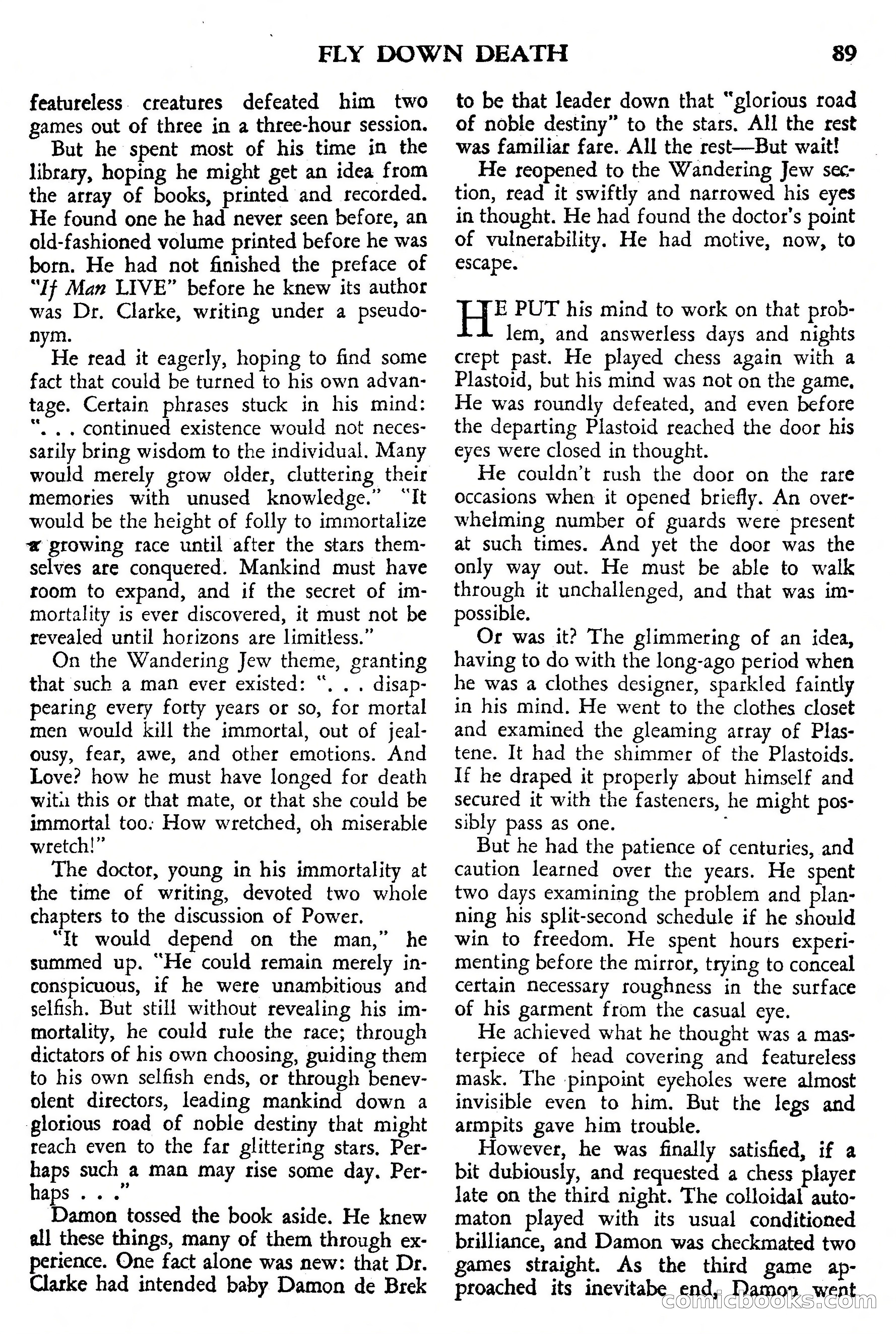 Weird Tales, July 1950 (British Edition) — page 90 of 97