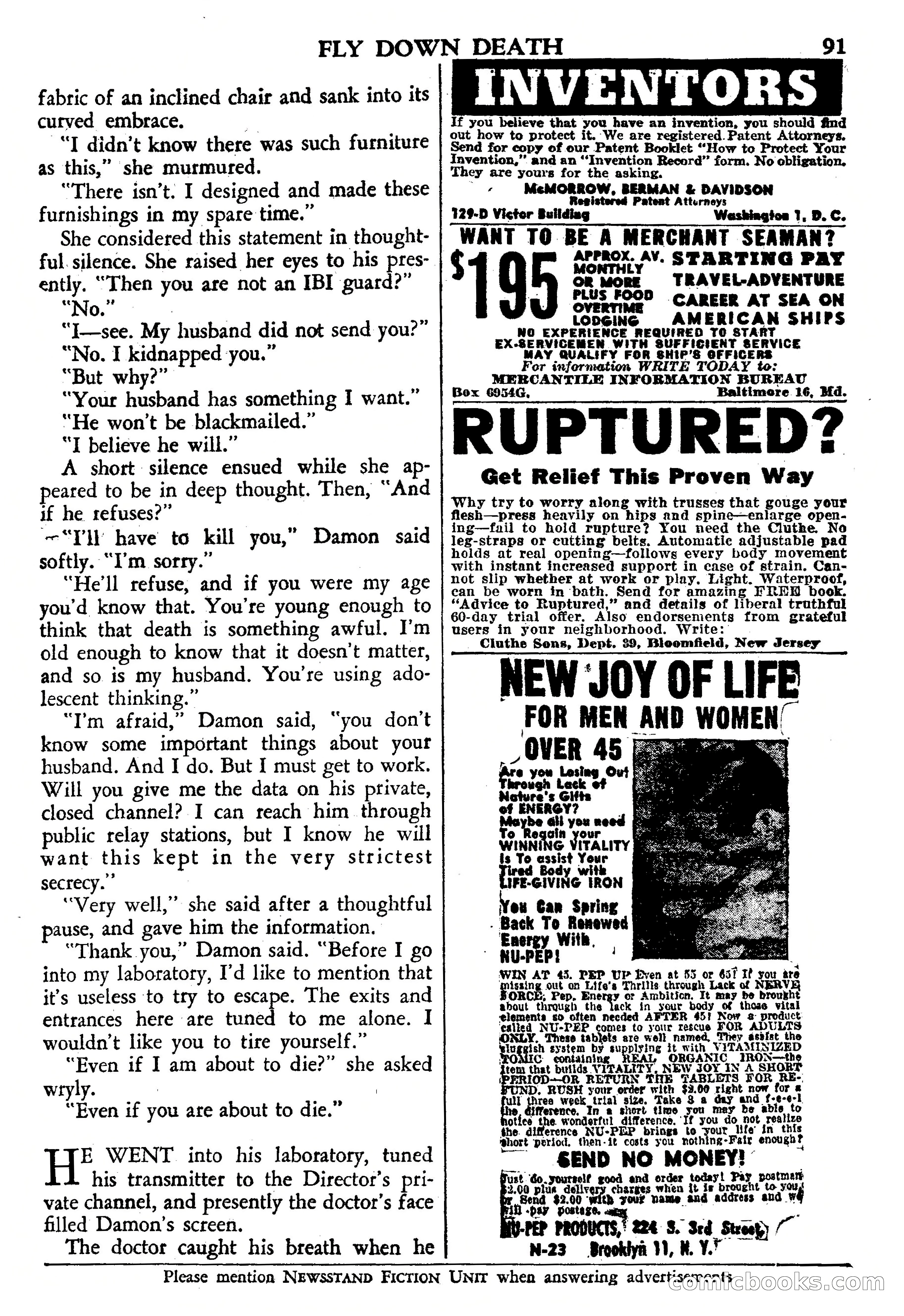 Weird Tales, July 1950 (British Edition) — page 92 of 97