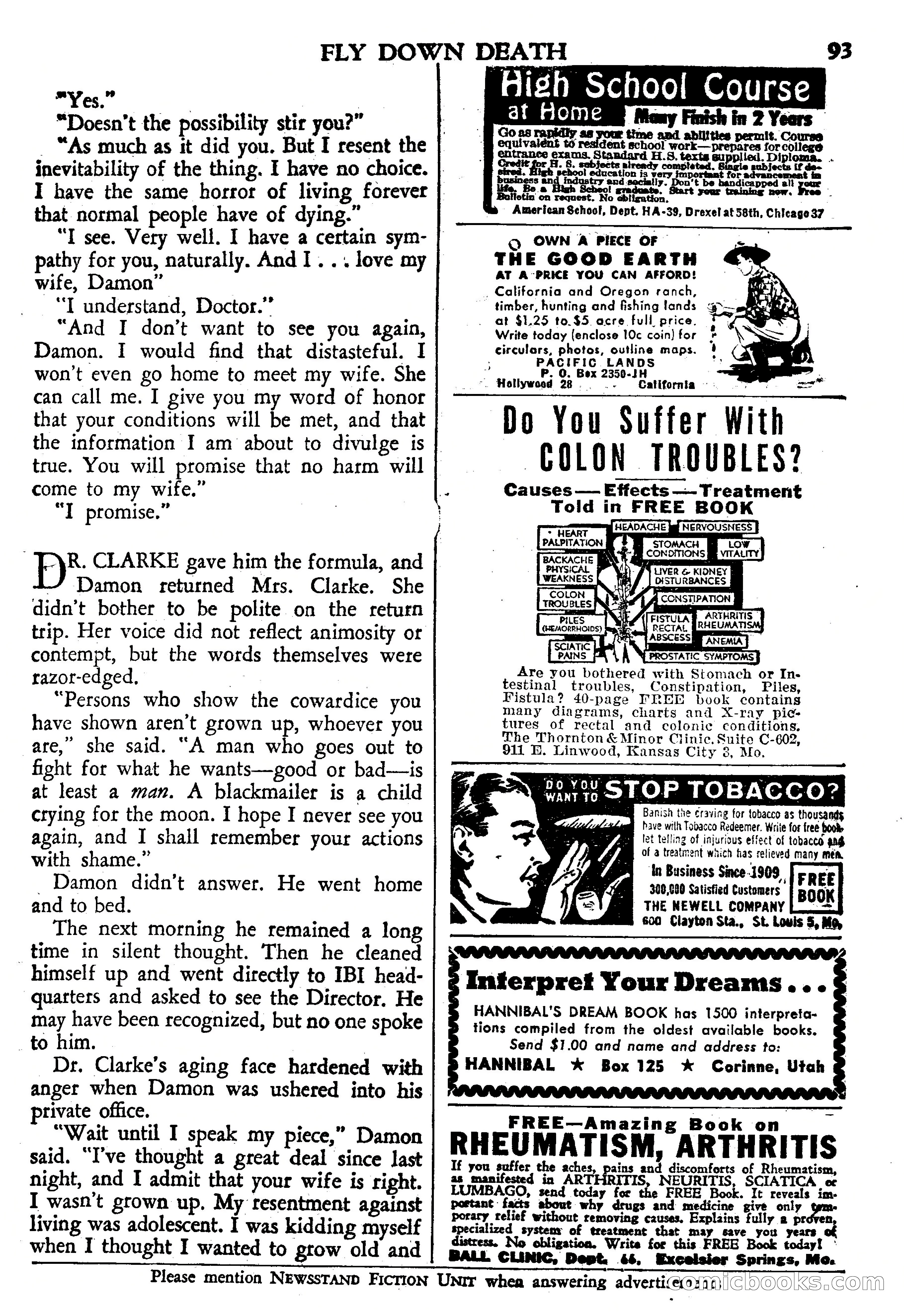Weird Tales, July 1950 (British Edition) — page 94 of 97