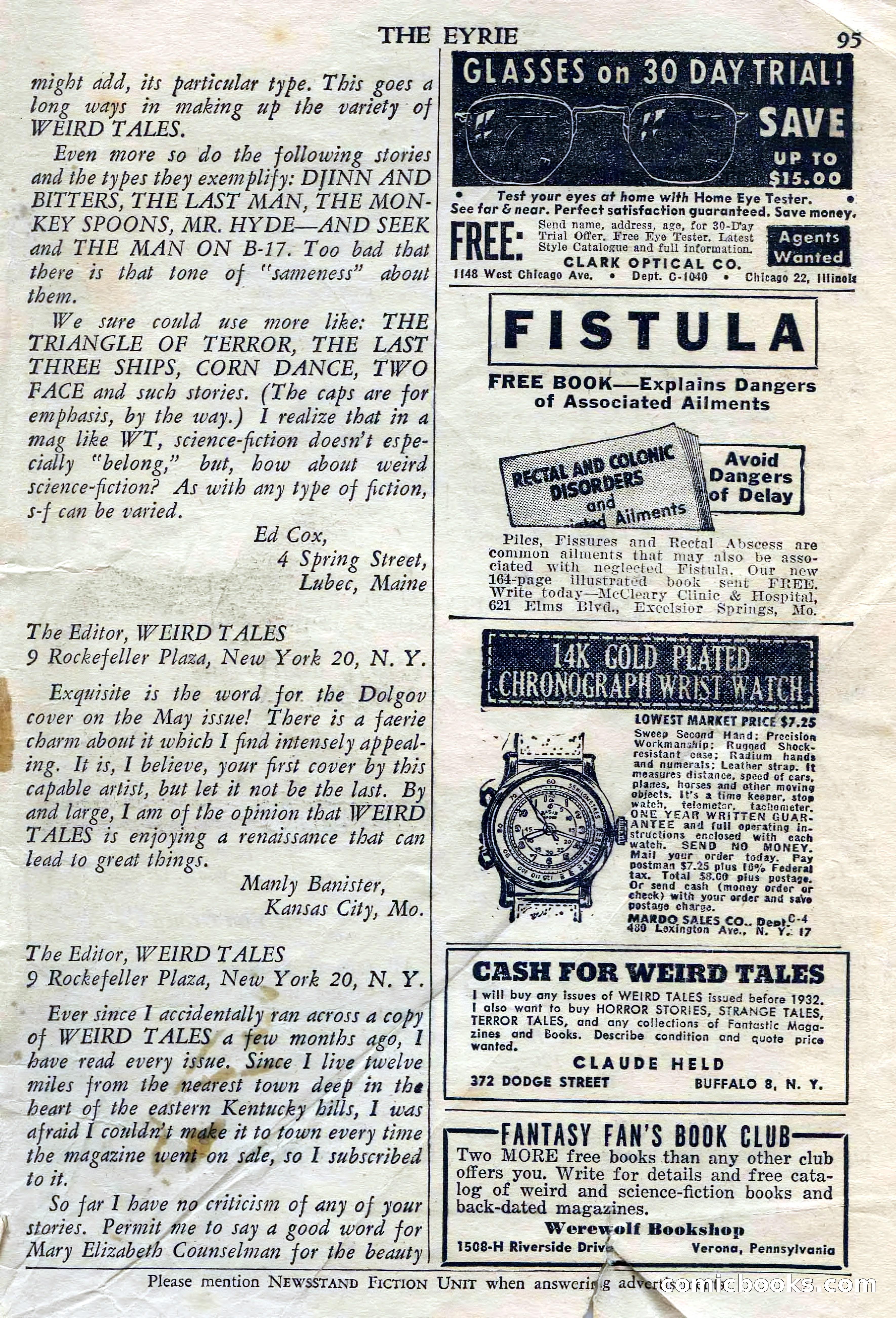 Weird Tales, July 1950 (British Edition) — page 96 of 97