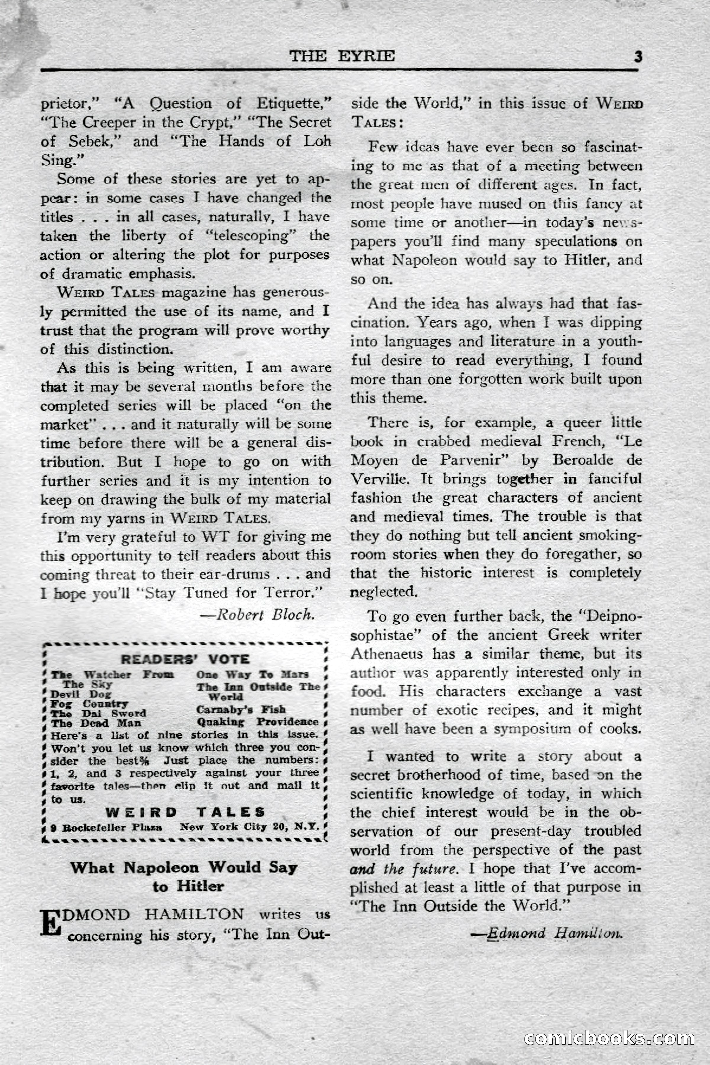 Weird Tales (Canadian Edition) — page 5 of 116