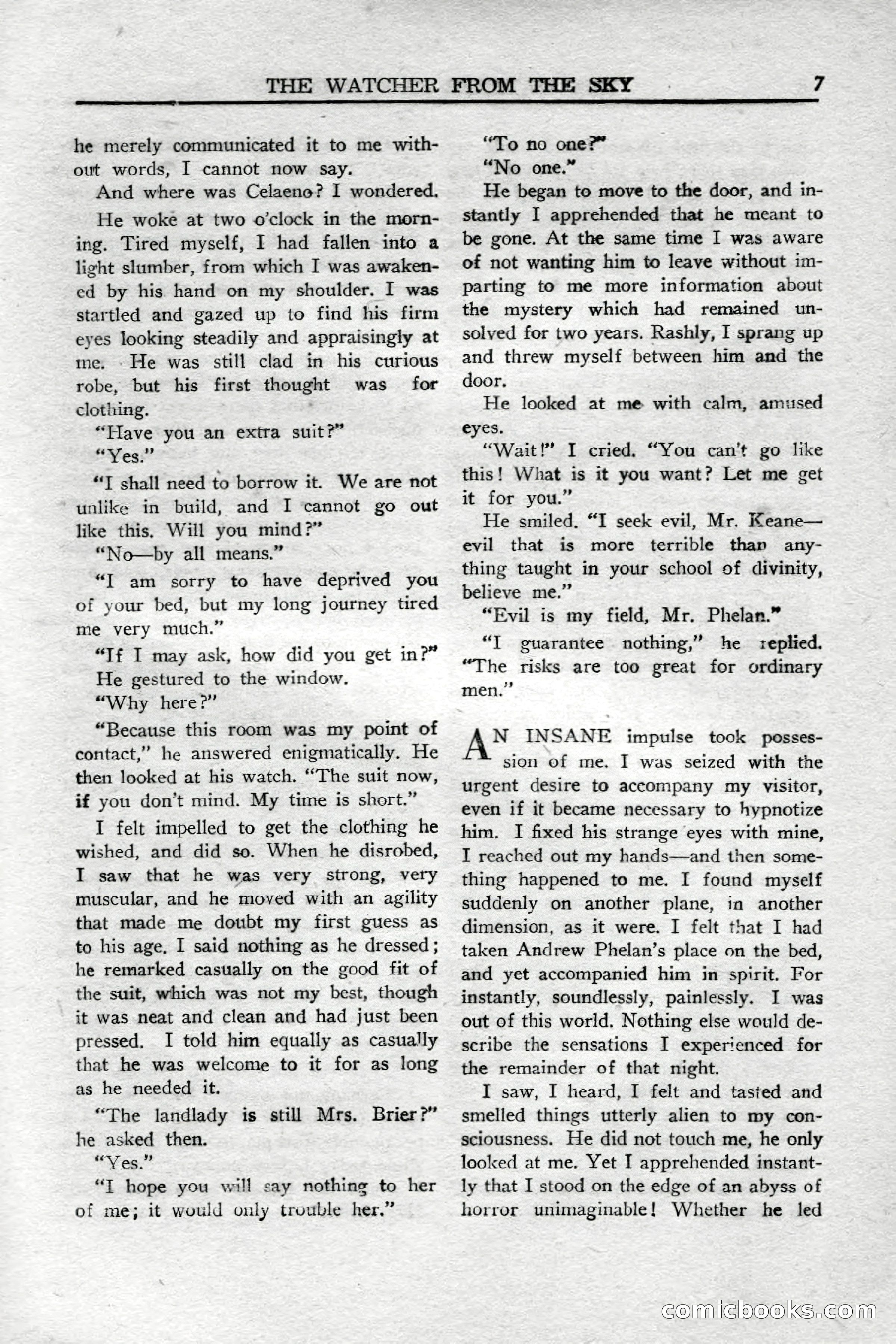 Weird Tales (Canadian Edition) — page 9 of 116