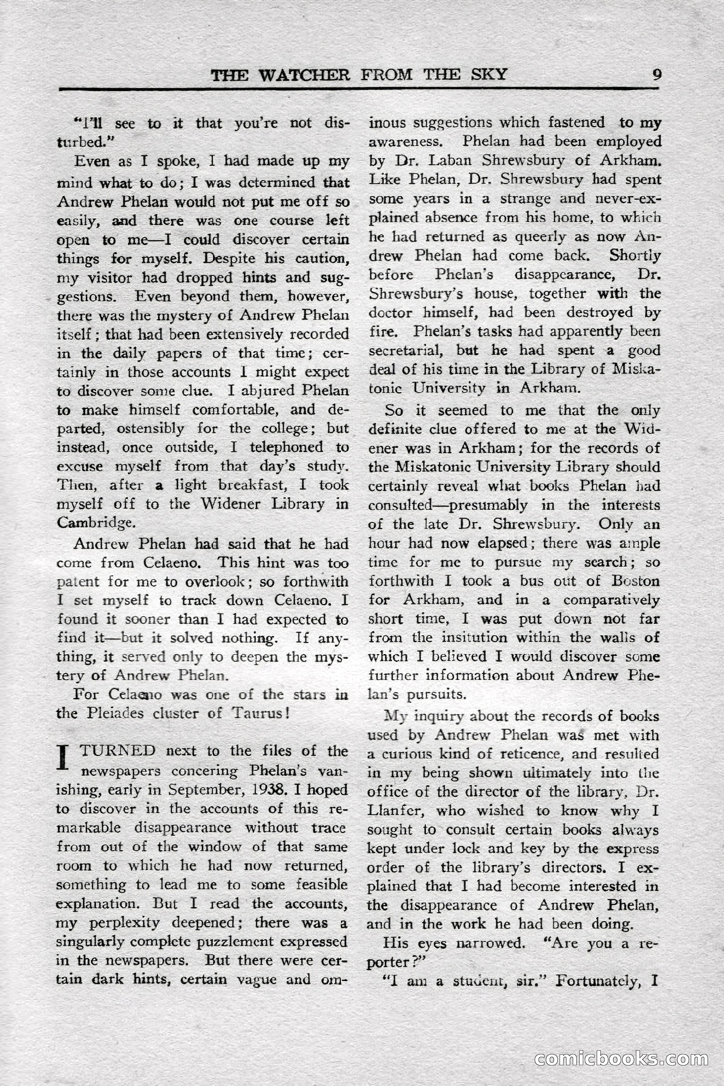 Weird Tales (Canadian Edition) — page 11 of 116