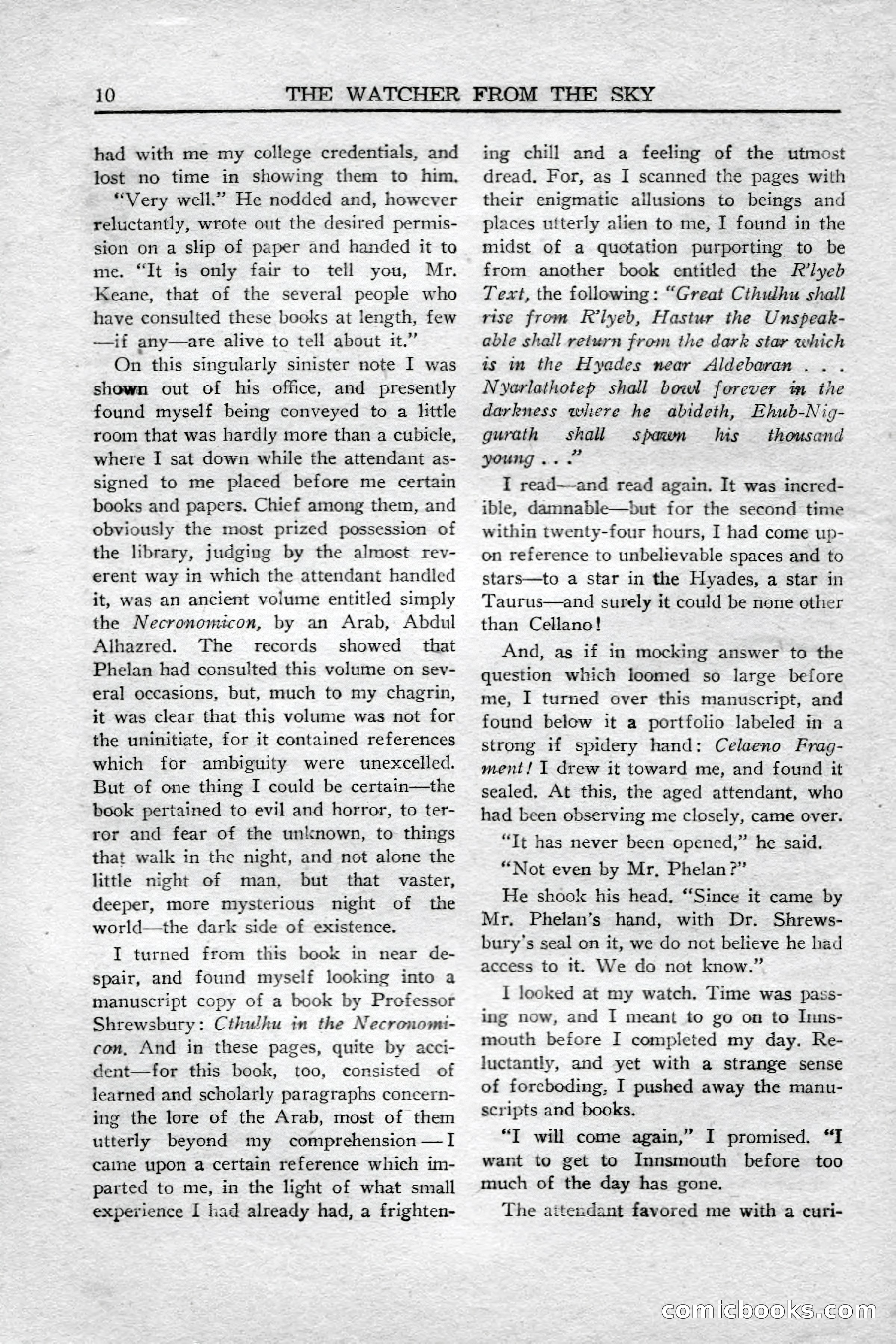 Weird Tales (Canadian Edition) — page 12 of 116