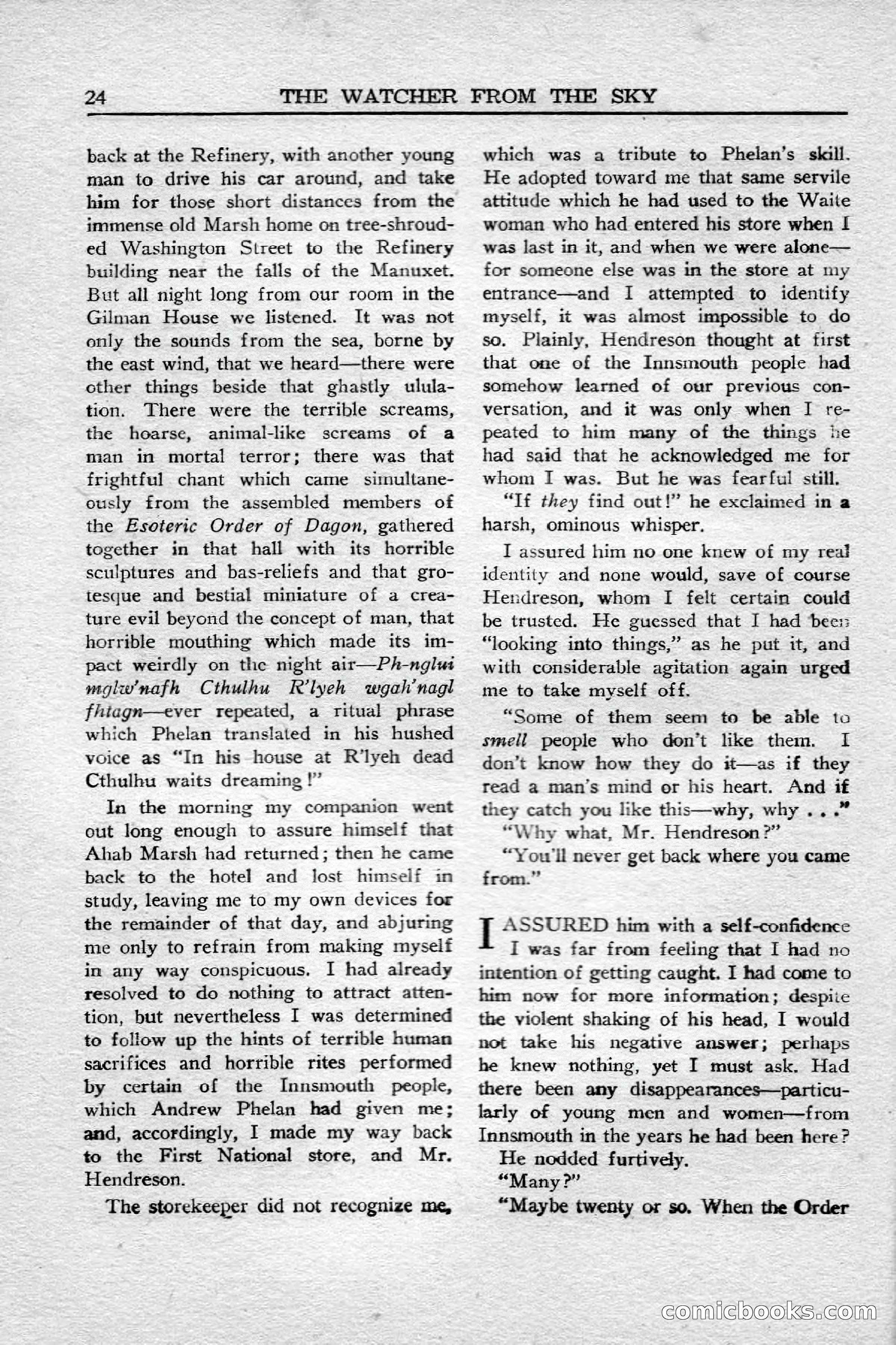 Weird Tales (Canadian Edition) — page 26 of 116