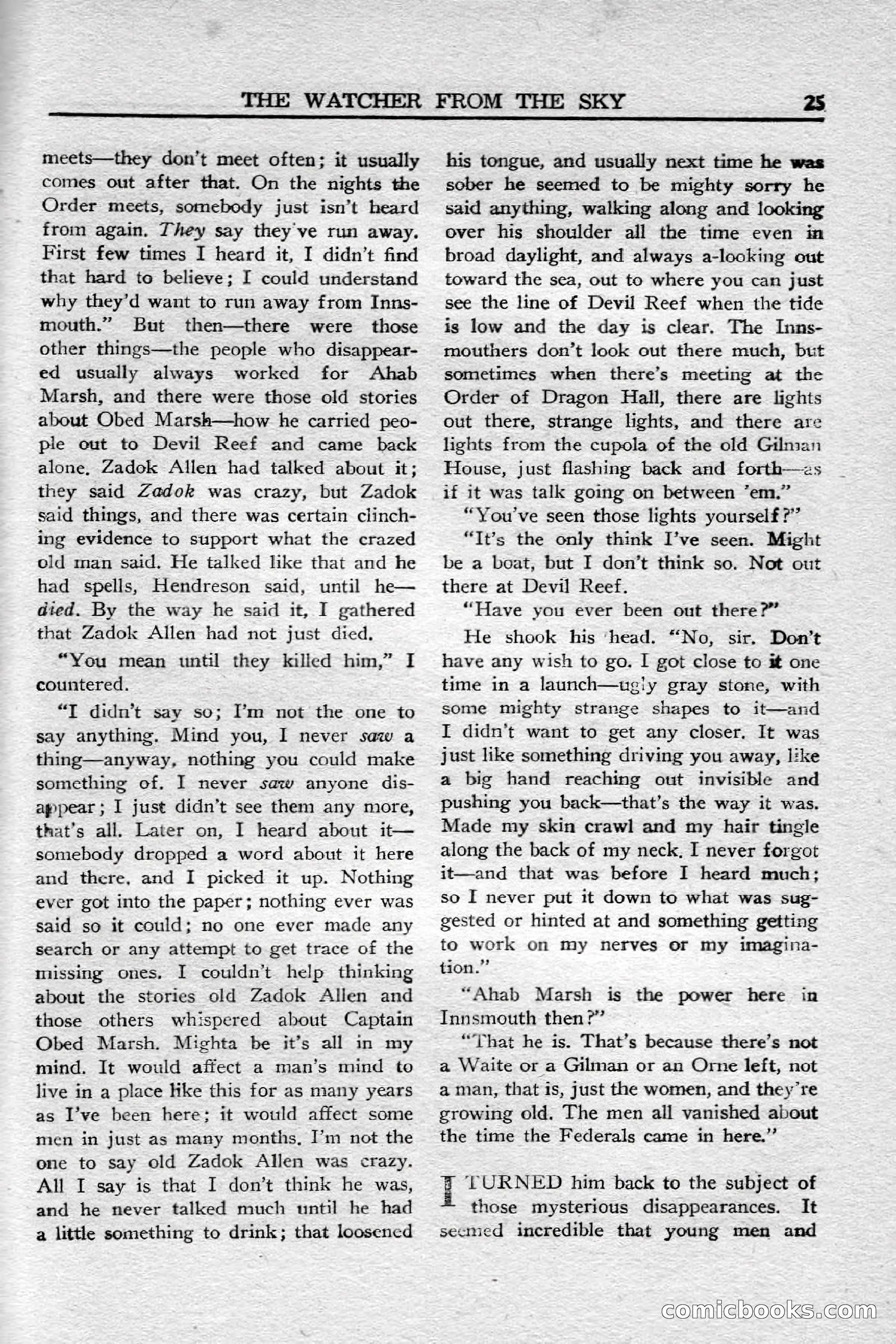Weird Tales (Canadian Edition) — page 27 of 116