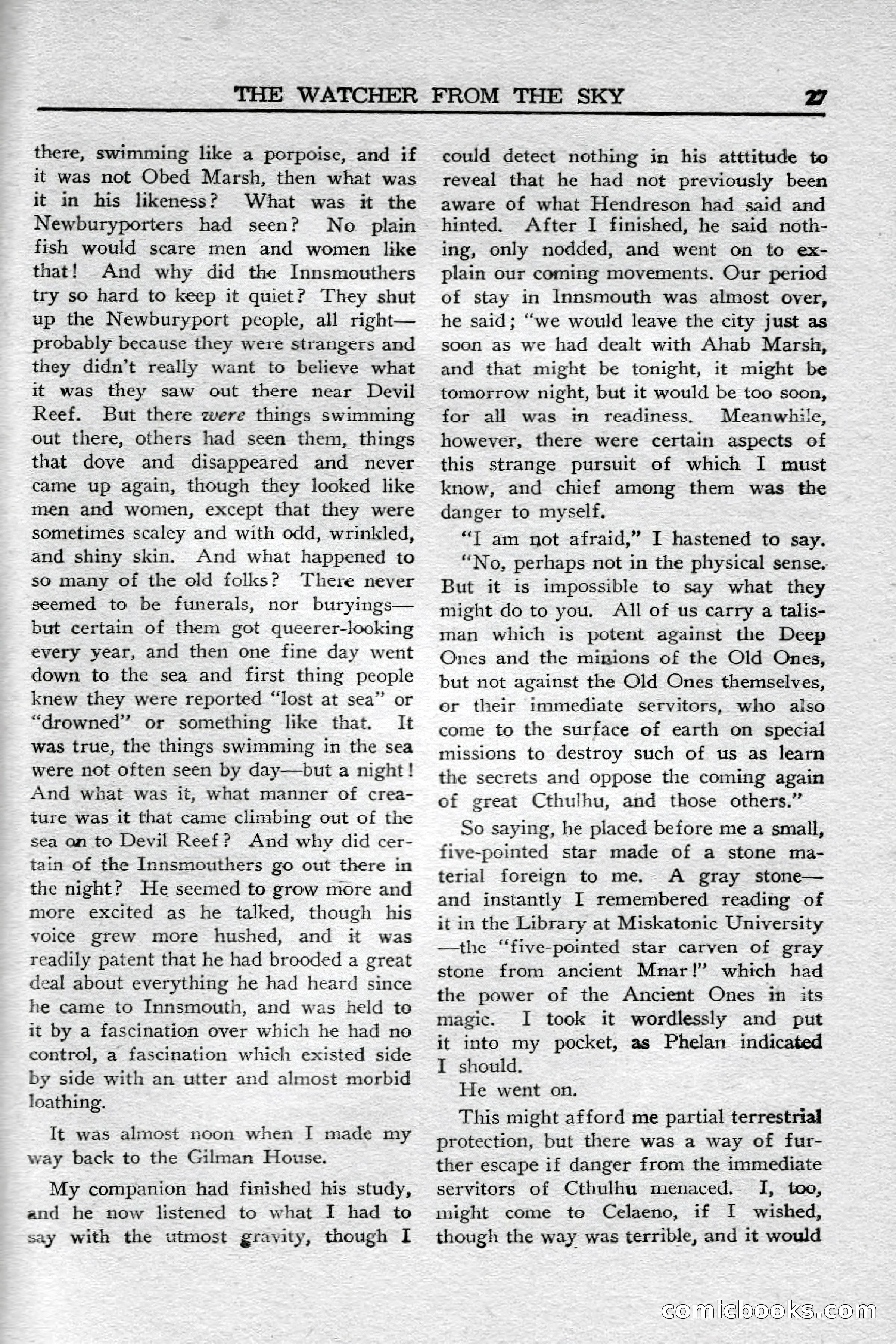 Weird Tales (Canadian Edition) — page 29 of 116