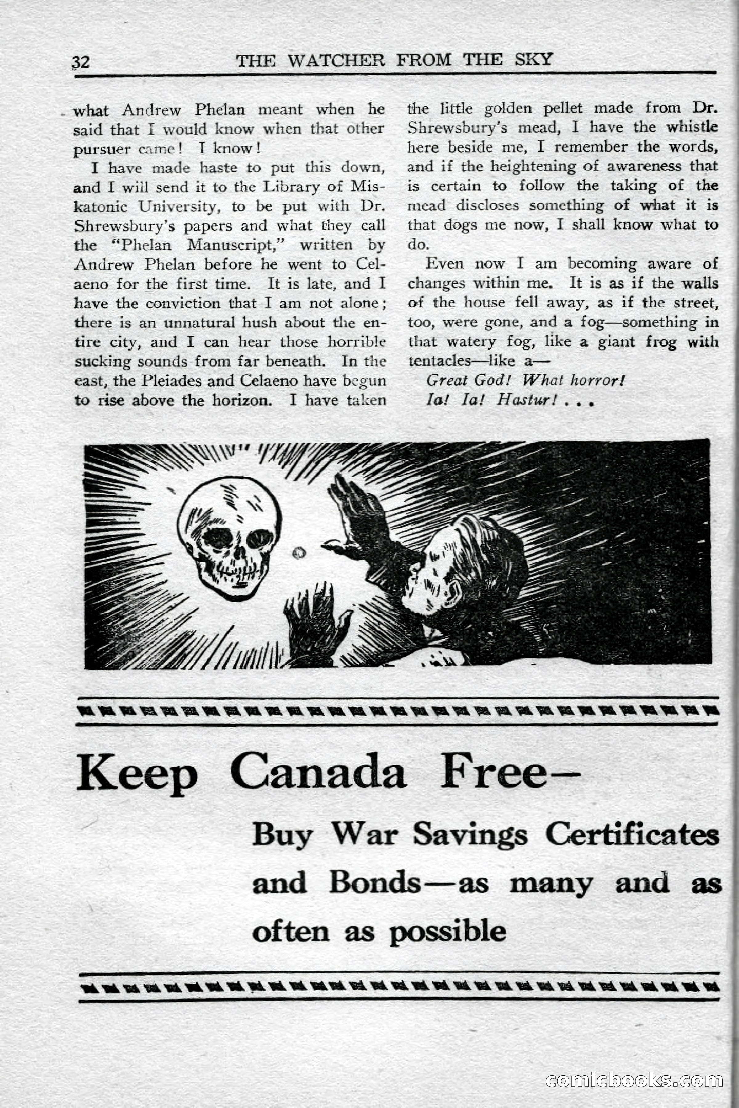 Weird Tales (Canadian Edition) — page 34 of 116