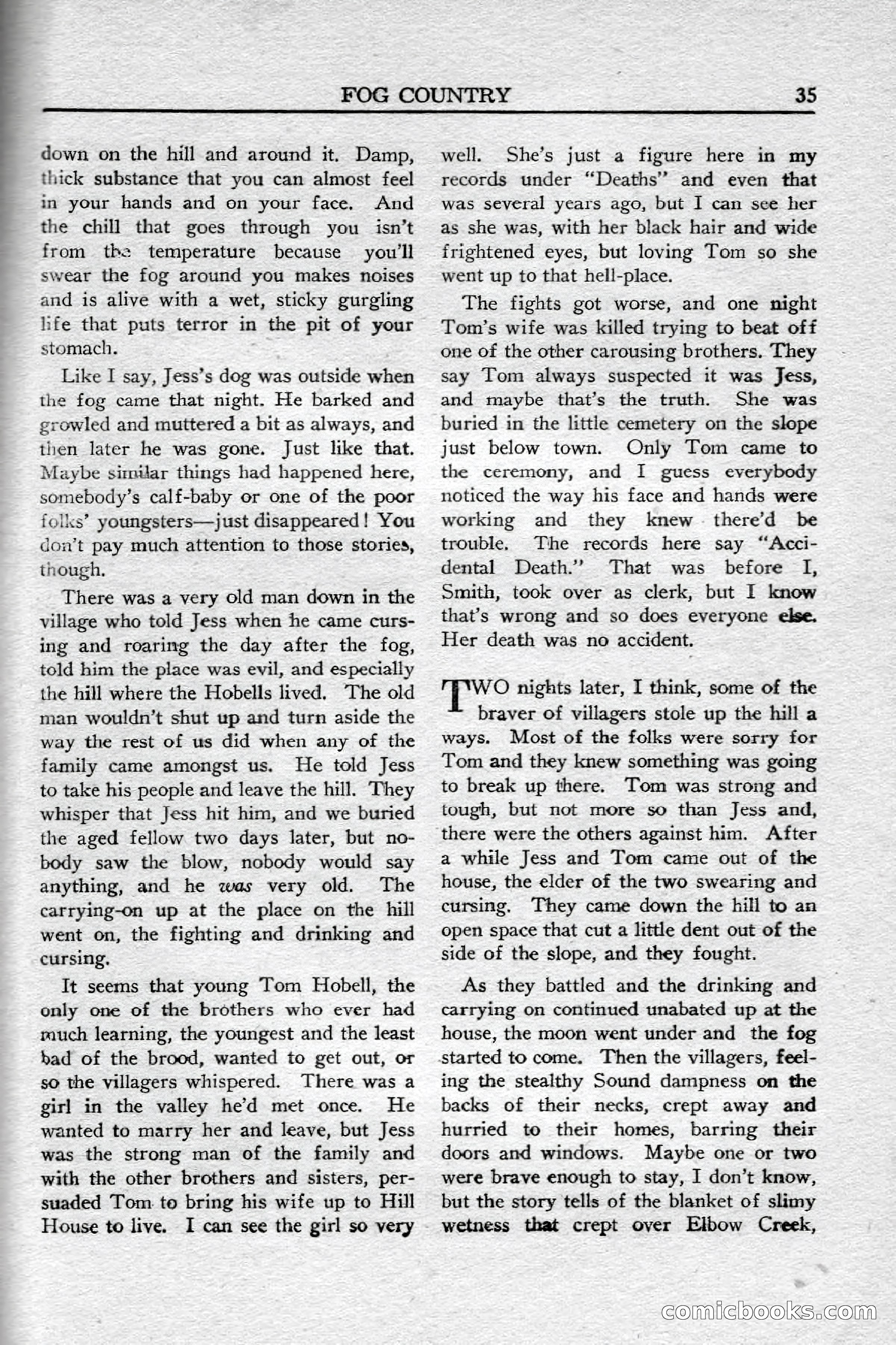 Weird Tales (Canadian Edition) — page 37 of 116