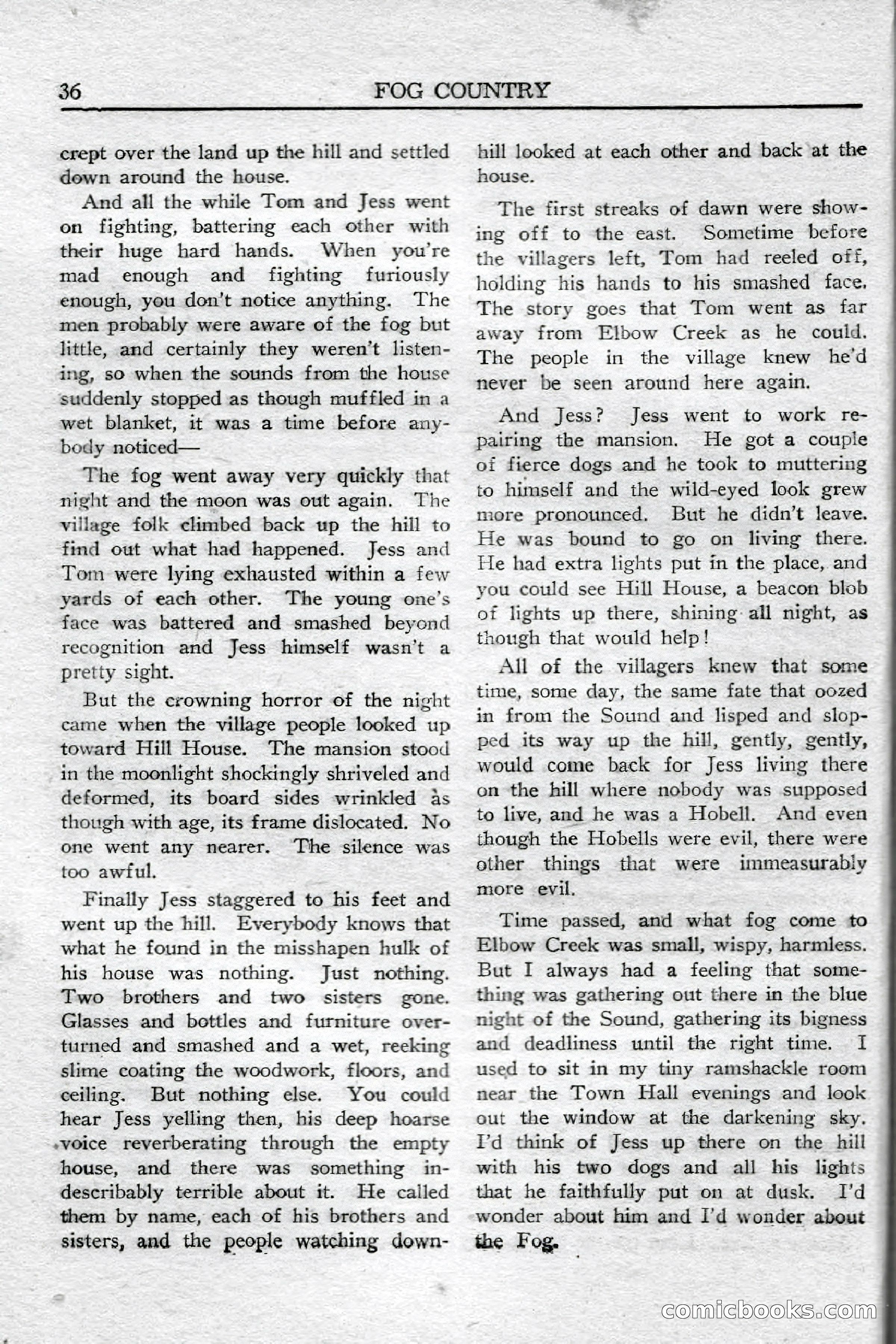 Weird Tales (Canadian Edition) — page 38 of 116