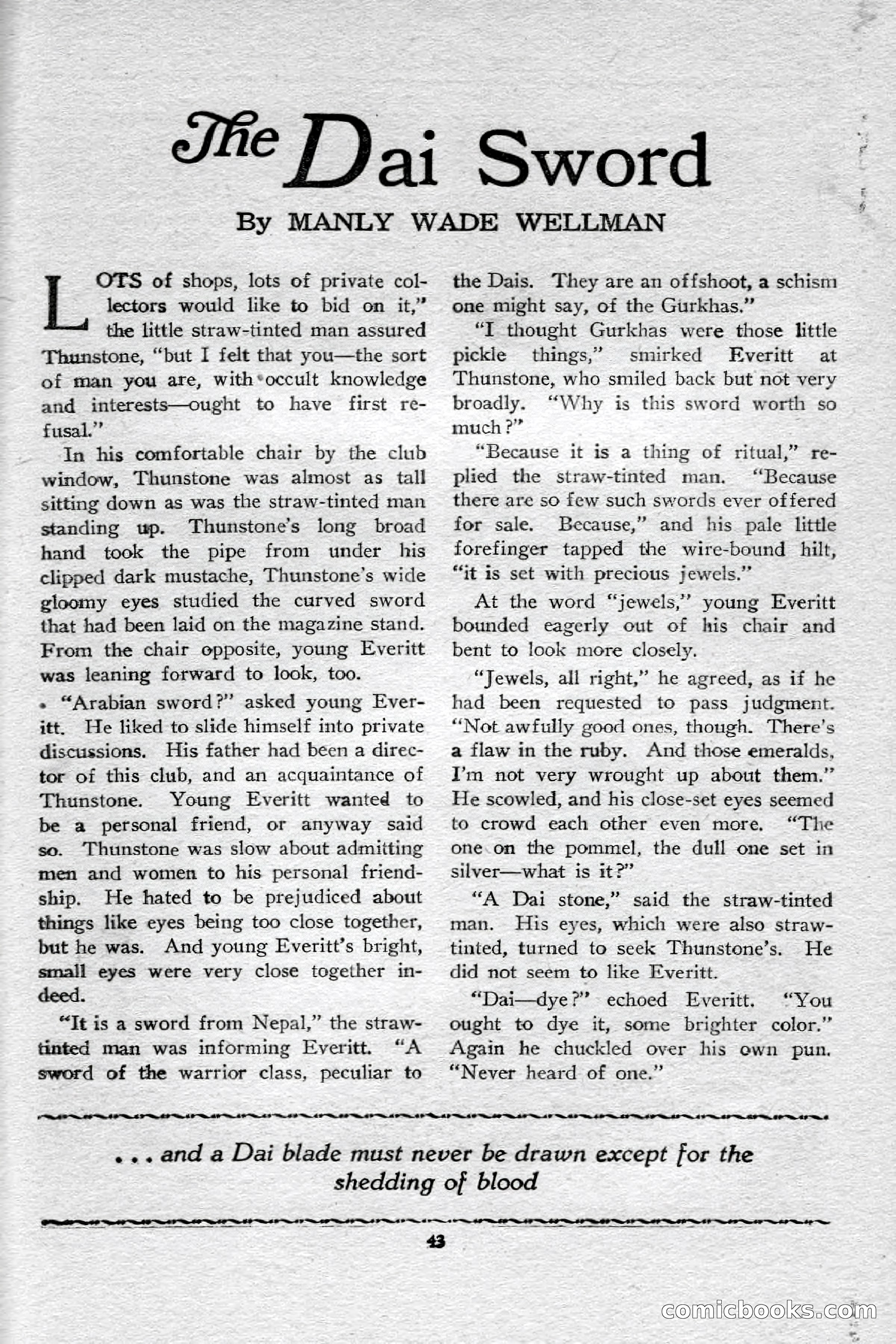 Weird Tales (Canadian Edition) — page 45 of 116
