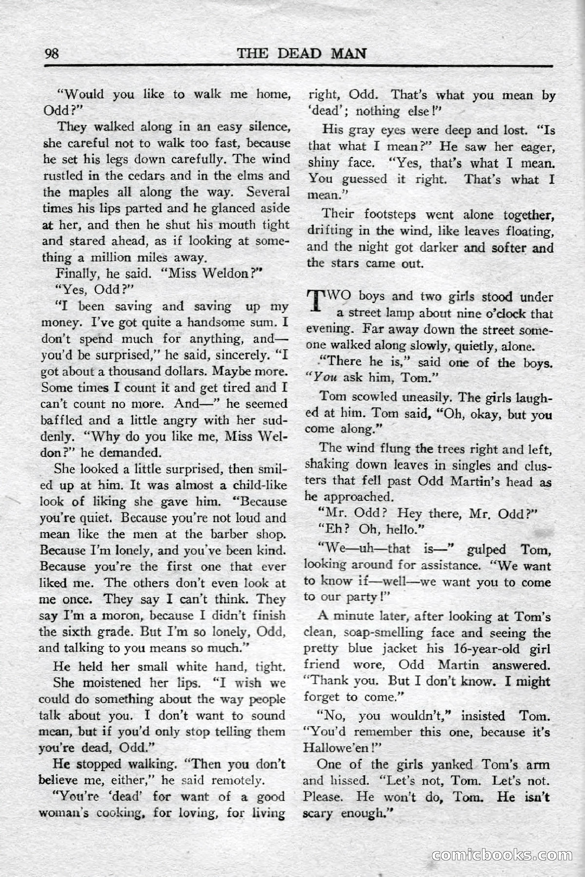 Weird Tales (Canadian Edition) — page 100 of 116