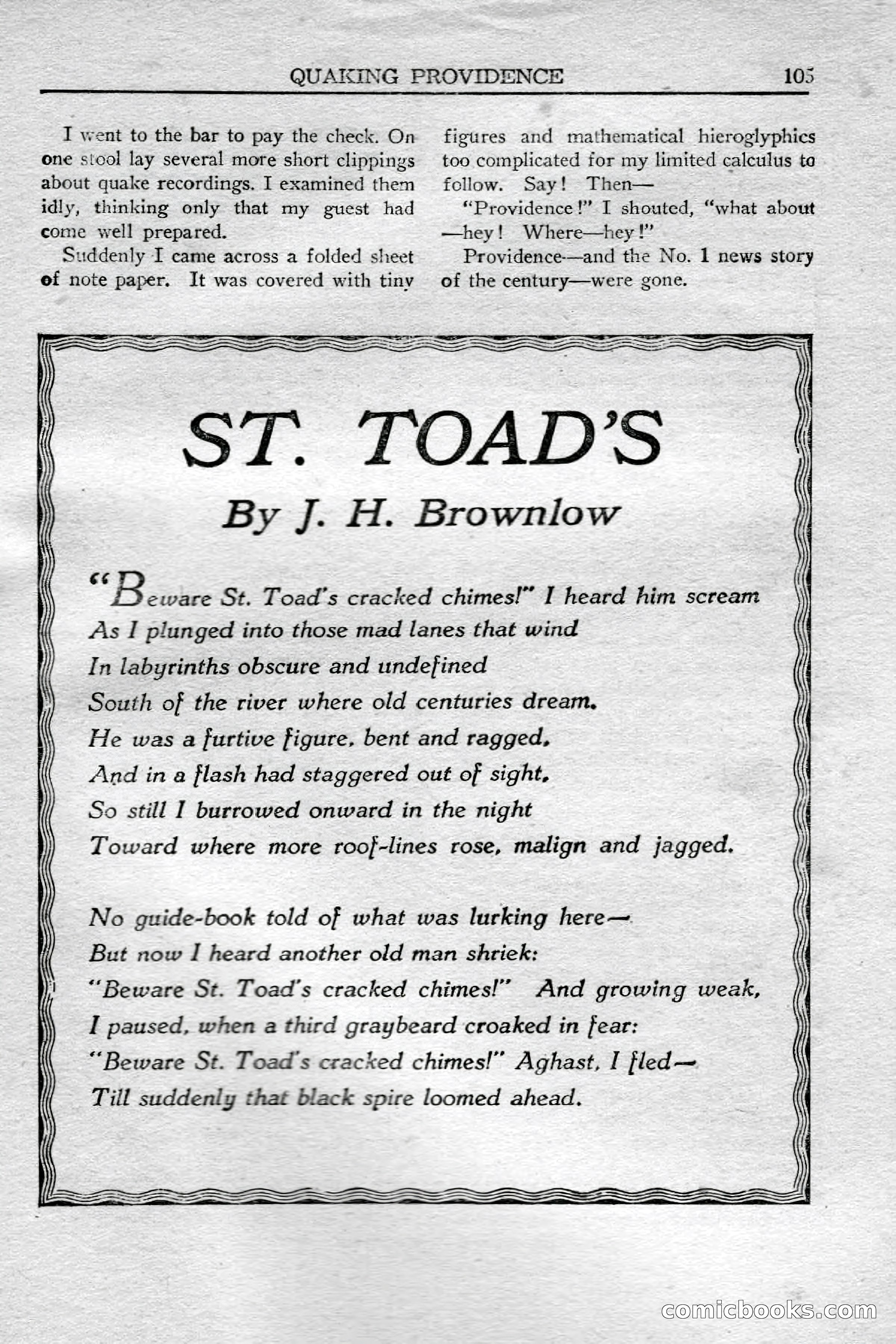 Weird Tales (Canadian Edition) — page 107 of 116