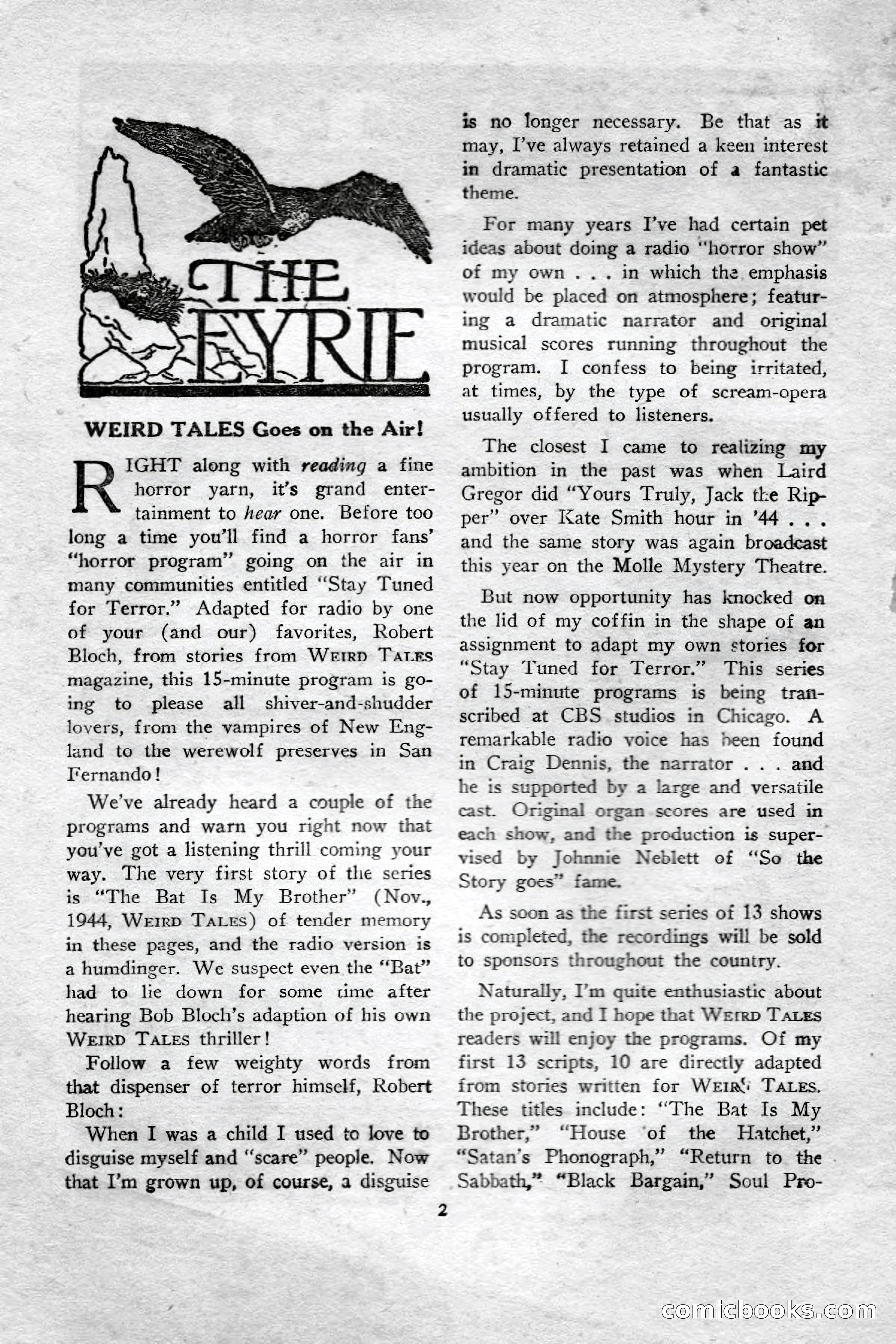 Weird Tales (Canadian Edition) — page 4 of 116