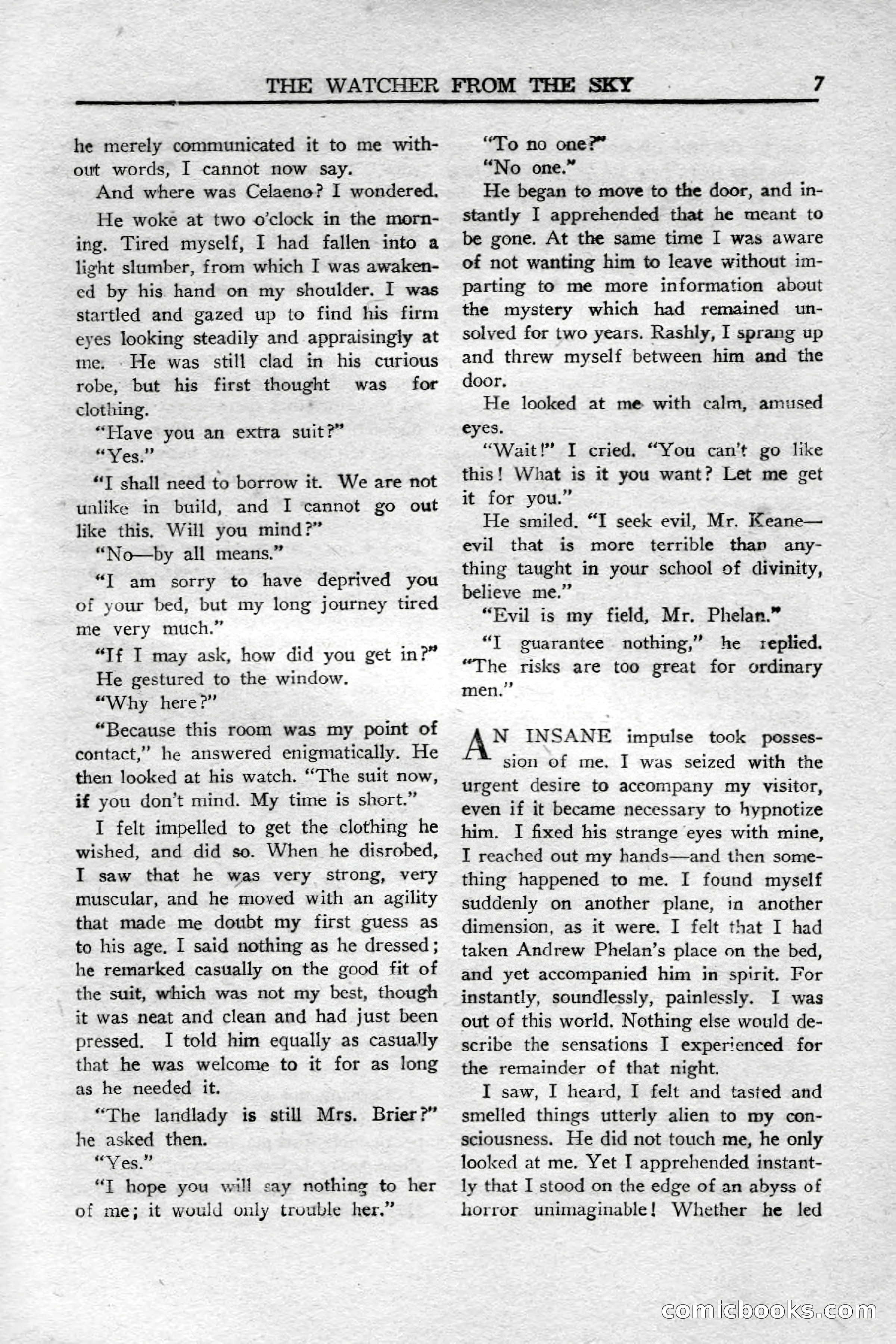 Weird Tales (Canadian Edition) — page 9 of 116