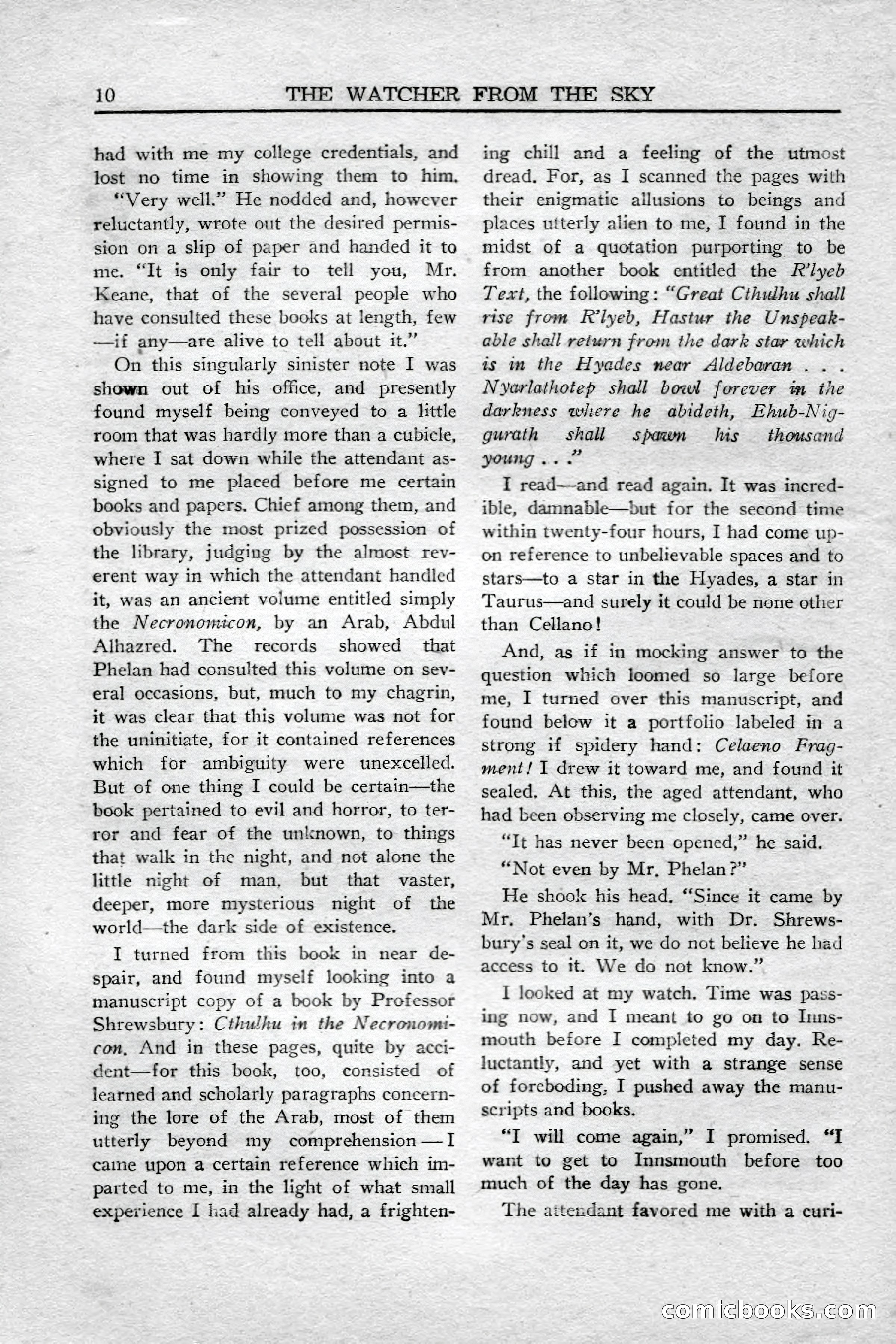 Weird Tales (Canadian Edition) — page 12 of 116