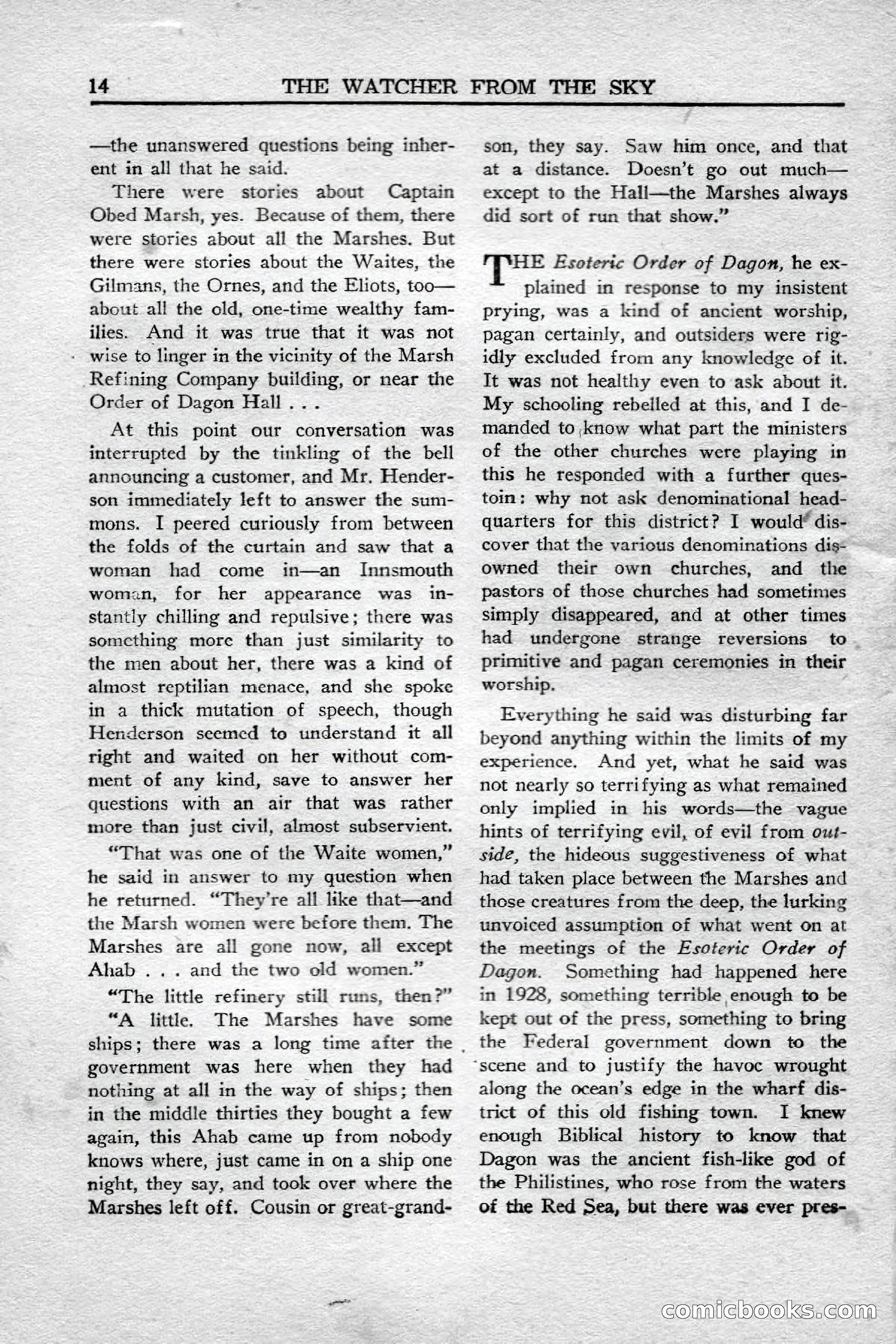 Weird Tales (Canadian Edition) — page 16 of 116
