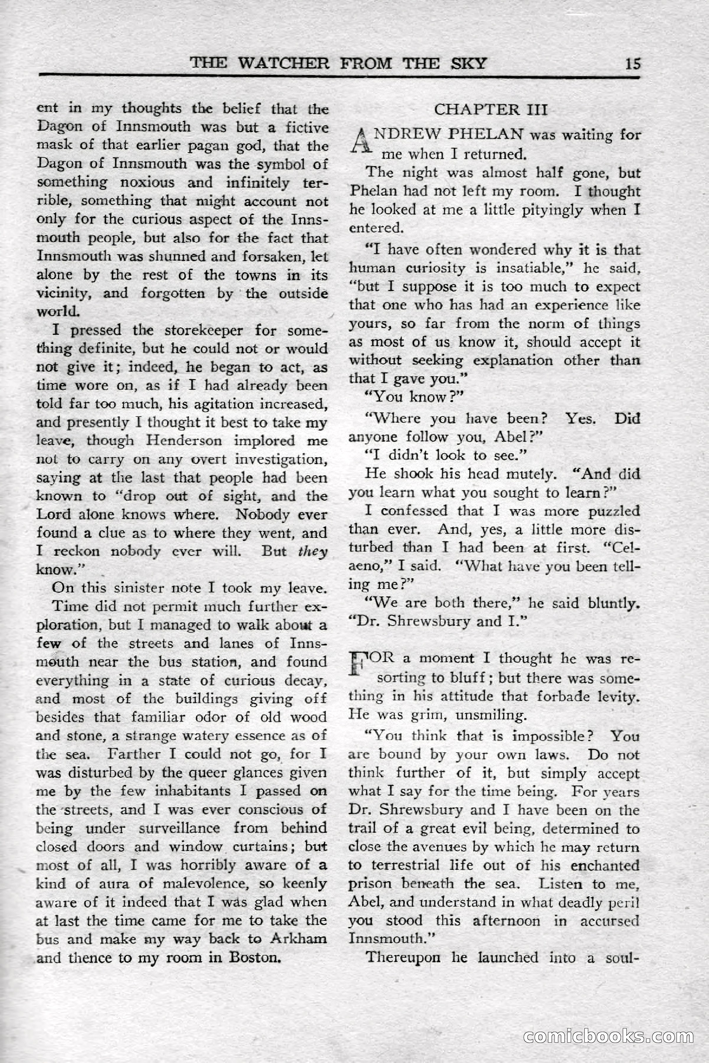 Weird Tales (Canadian Edition) — page 17 of 116