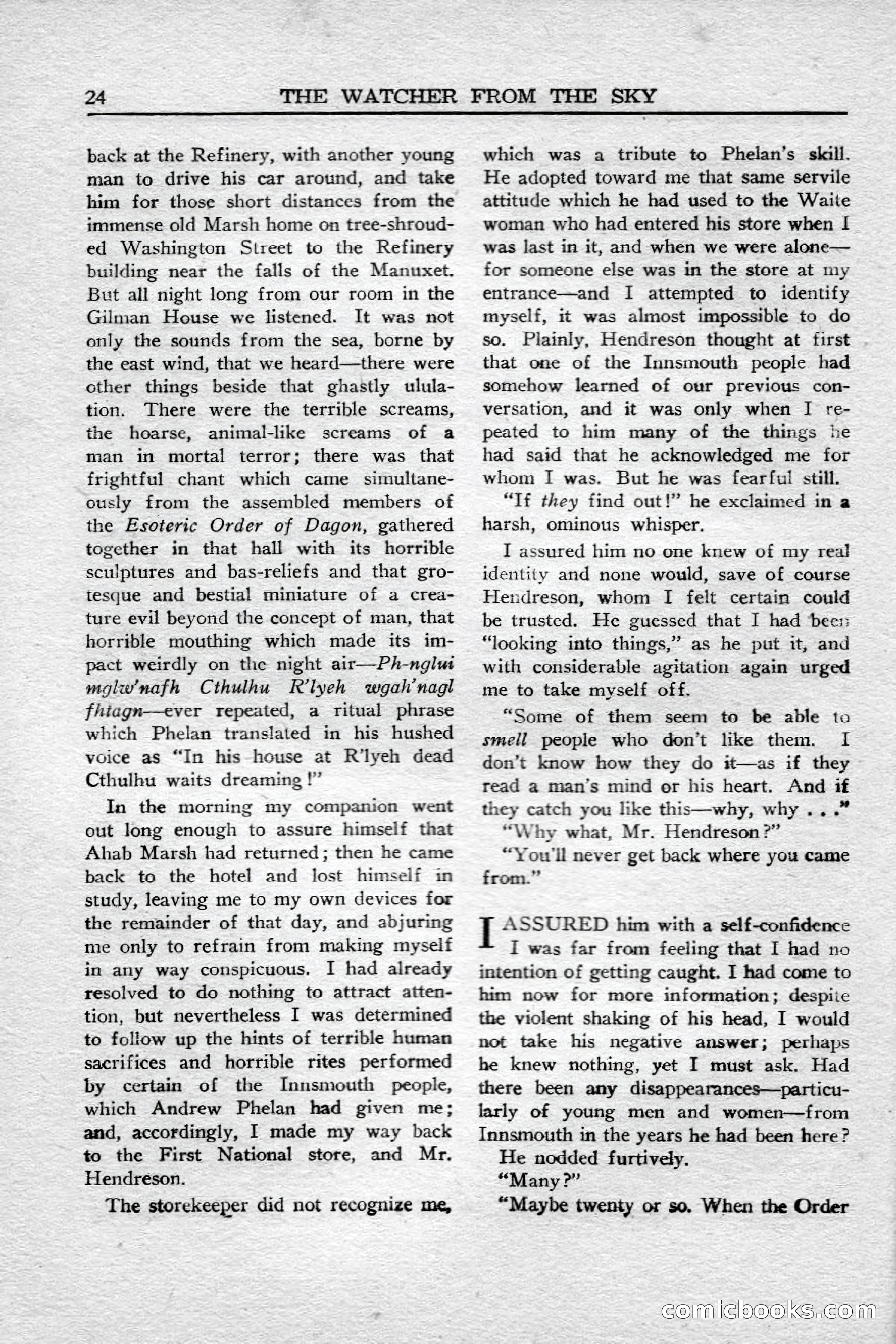 Weird Tales (Canadian Edition) — page 26 of 116