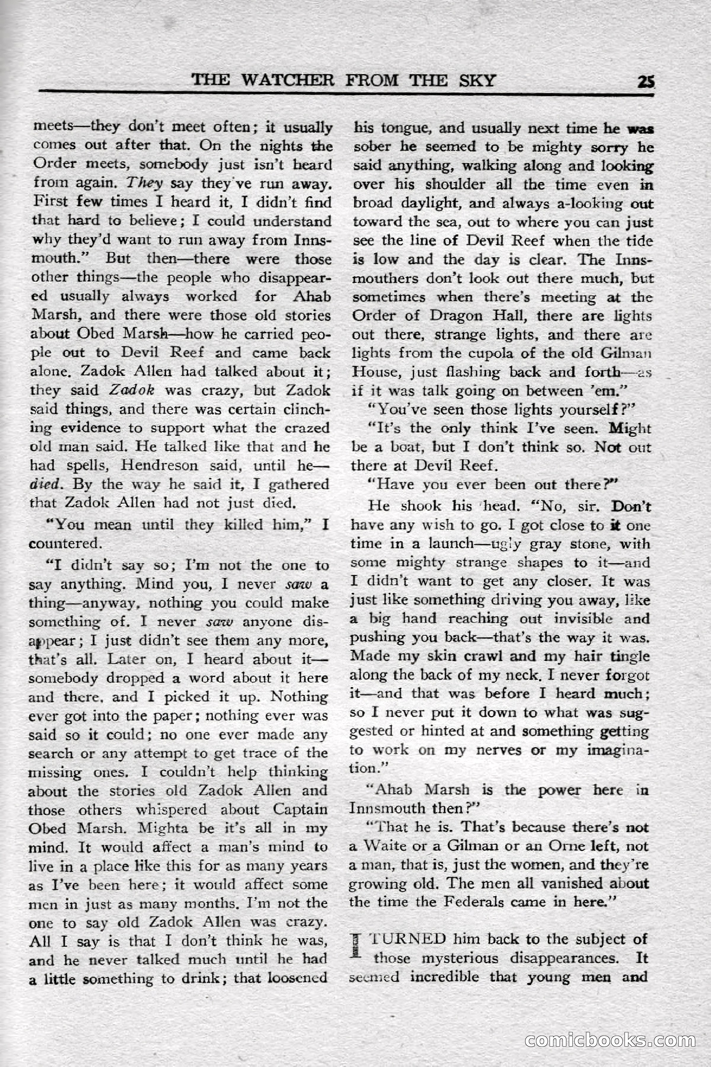 Weird Tales (Canadian Edition) — page 27 of 116