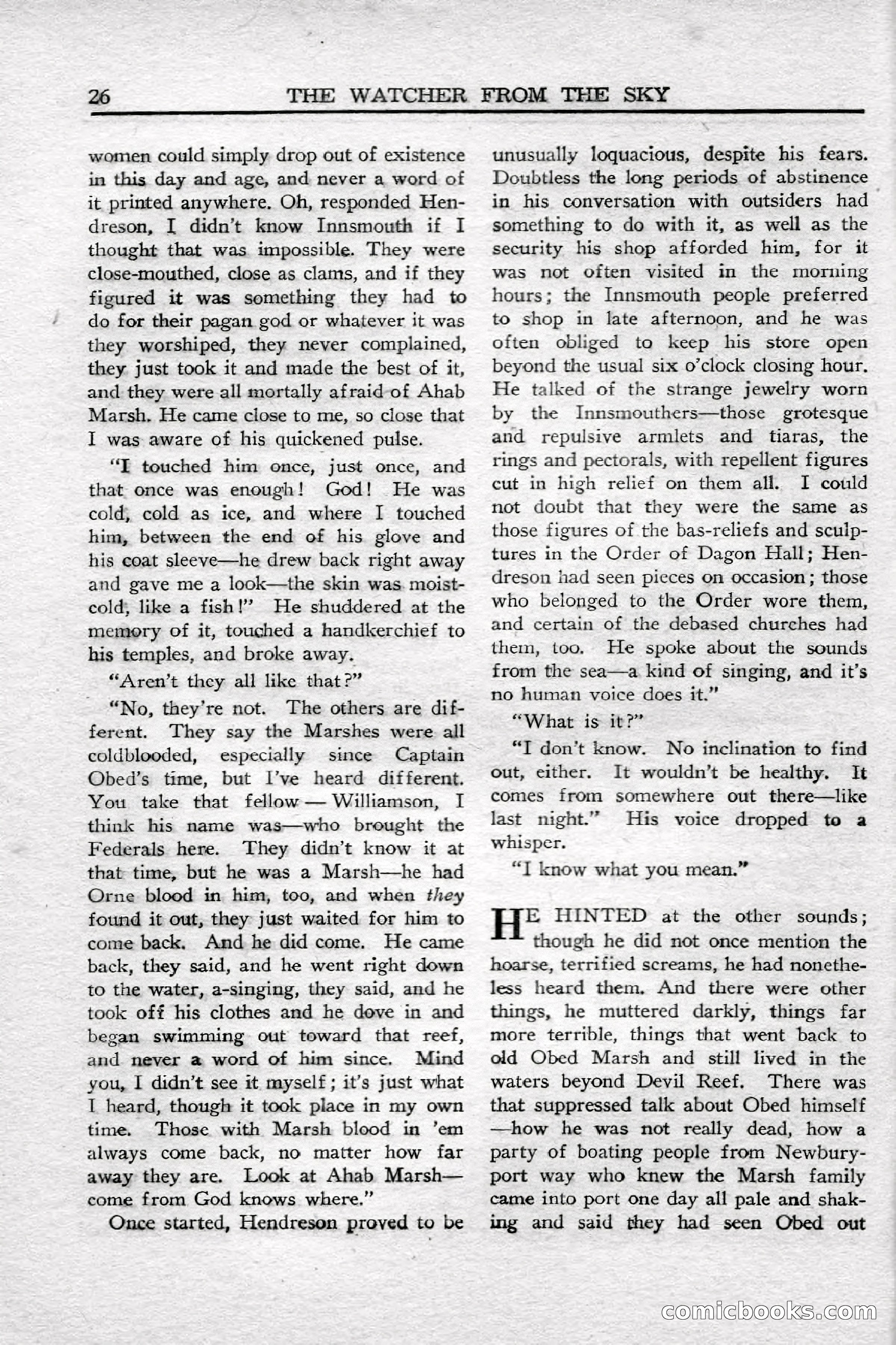 Weird Tales (Canadian Edition) — page 28 of 116