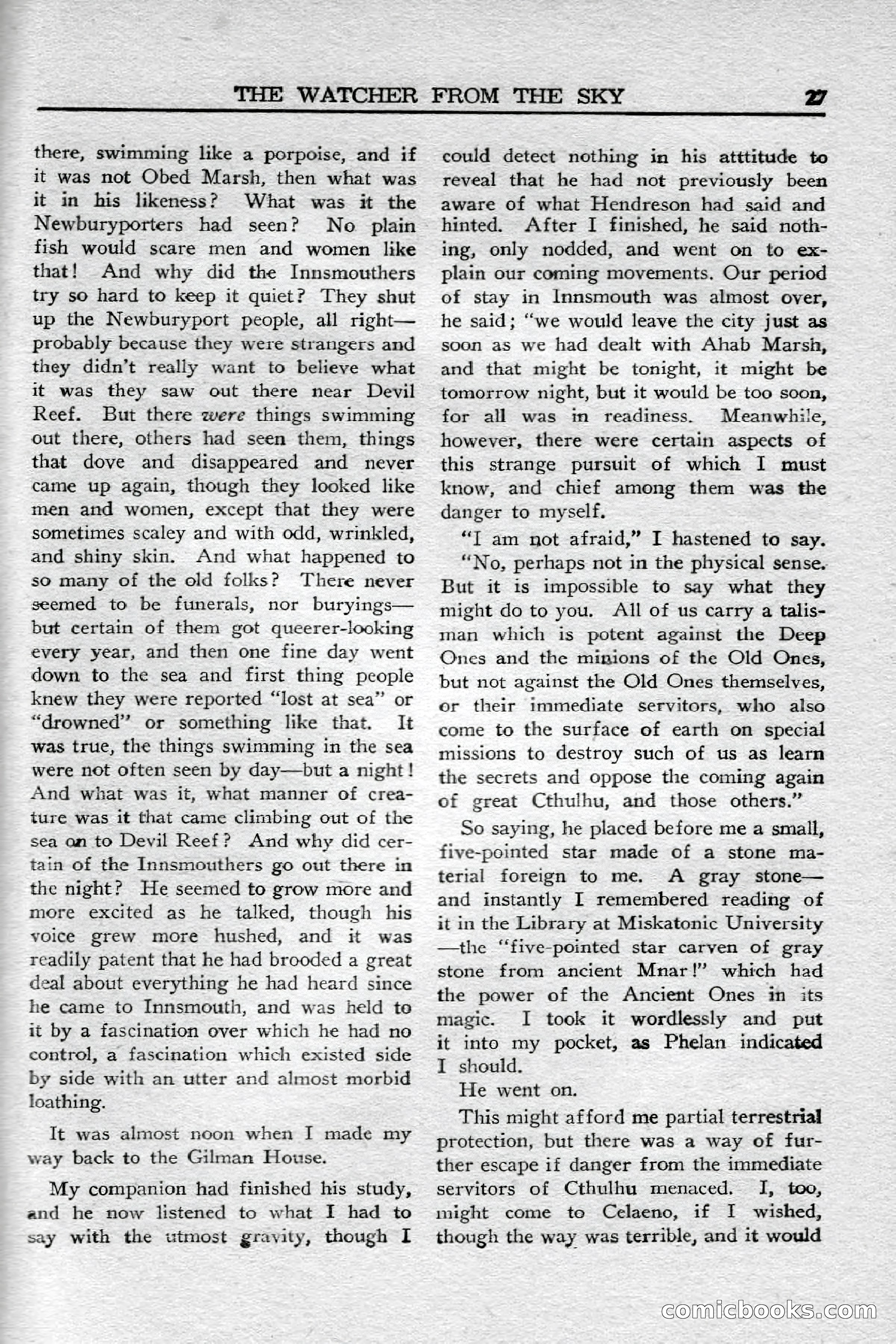 Weird Tales (Canadian Edition) — page 29 of 116