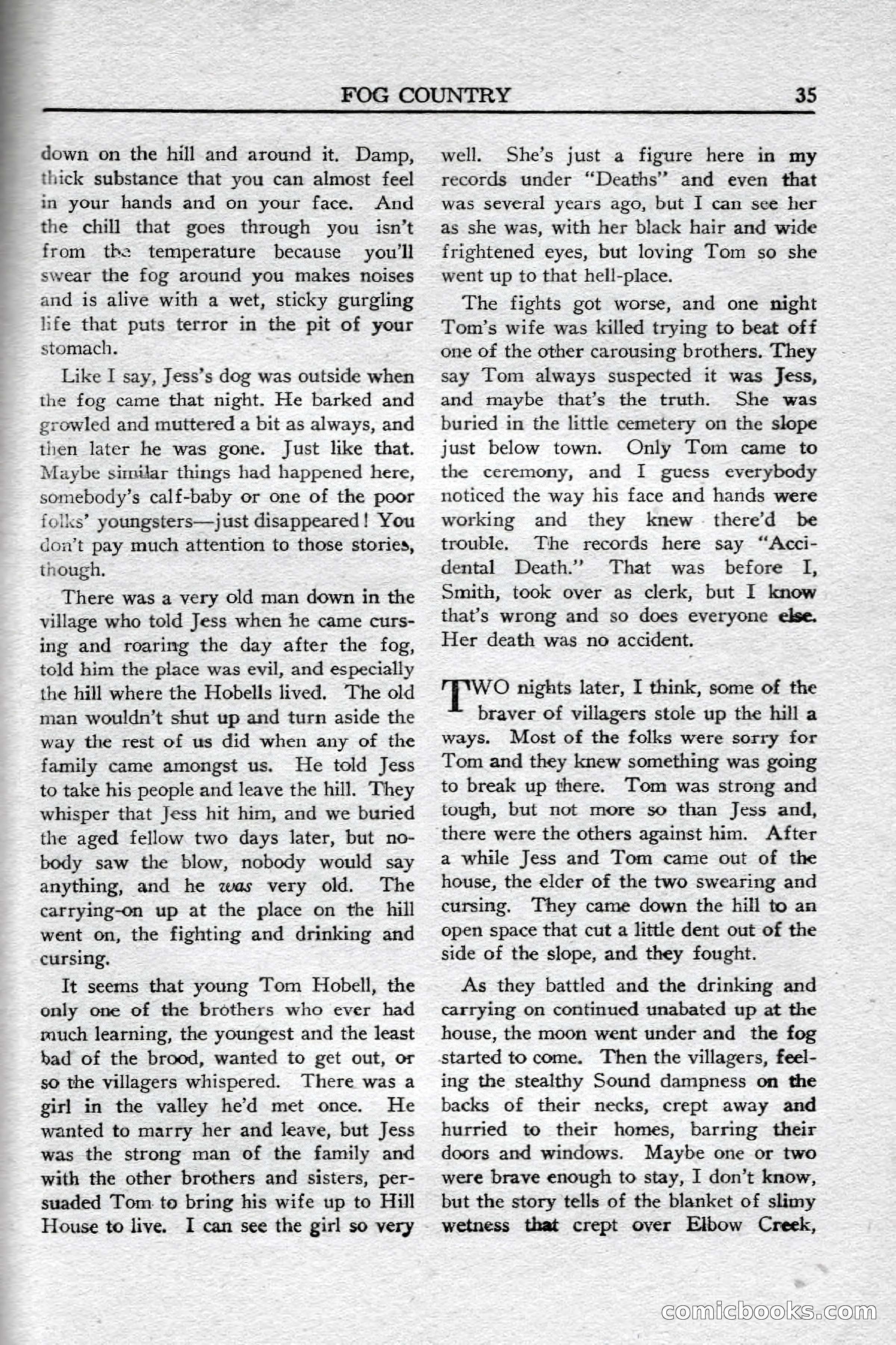 Weird Tales (Canadian Edition) — page 37 of 116