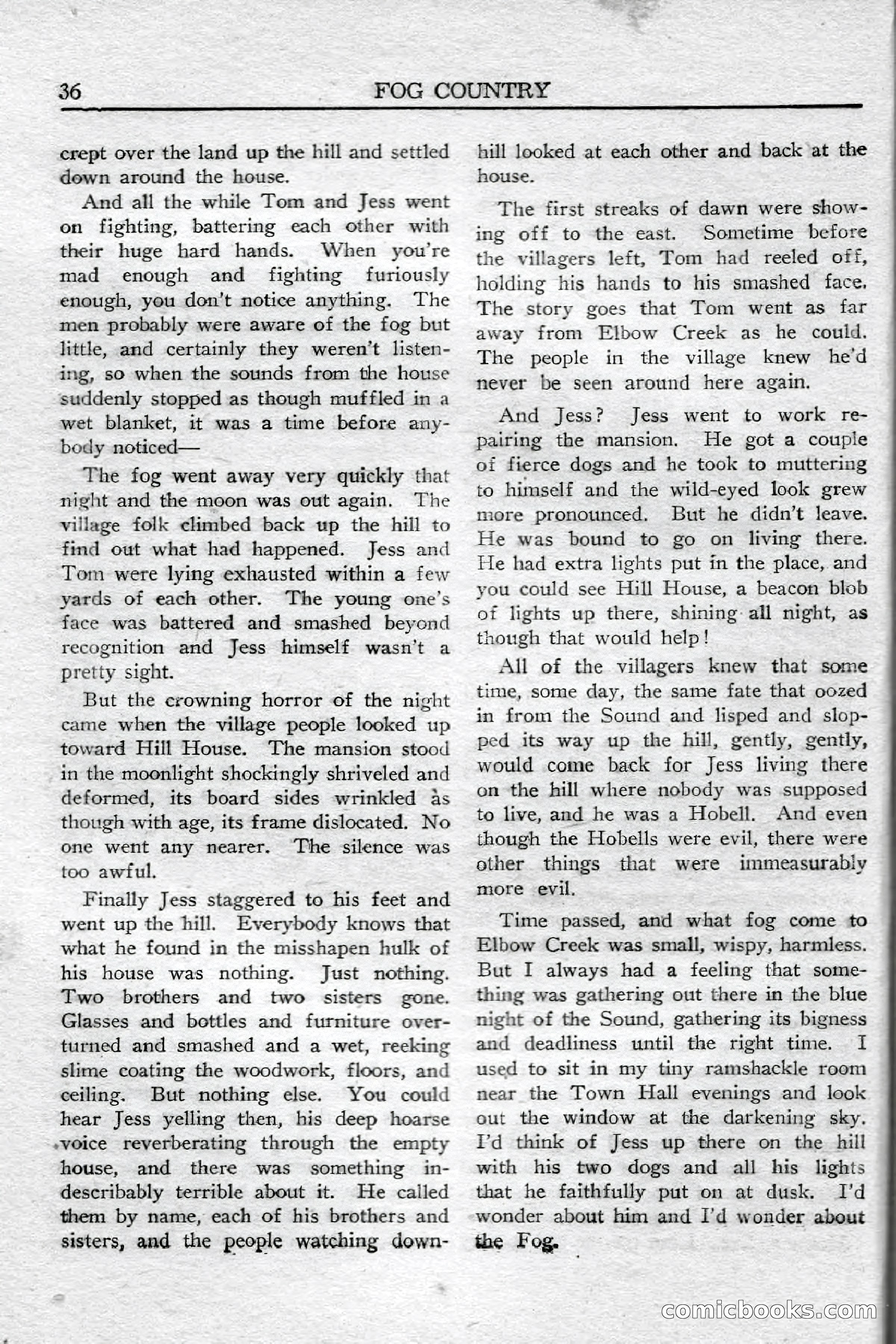 Weird Tales (Canadian Edition) — page 38 of 116