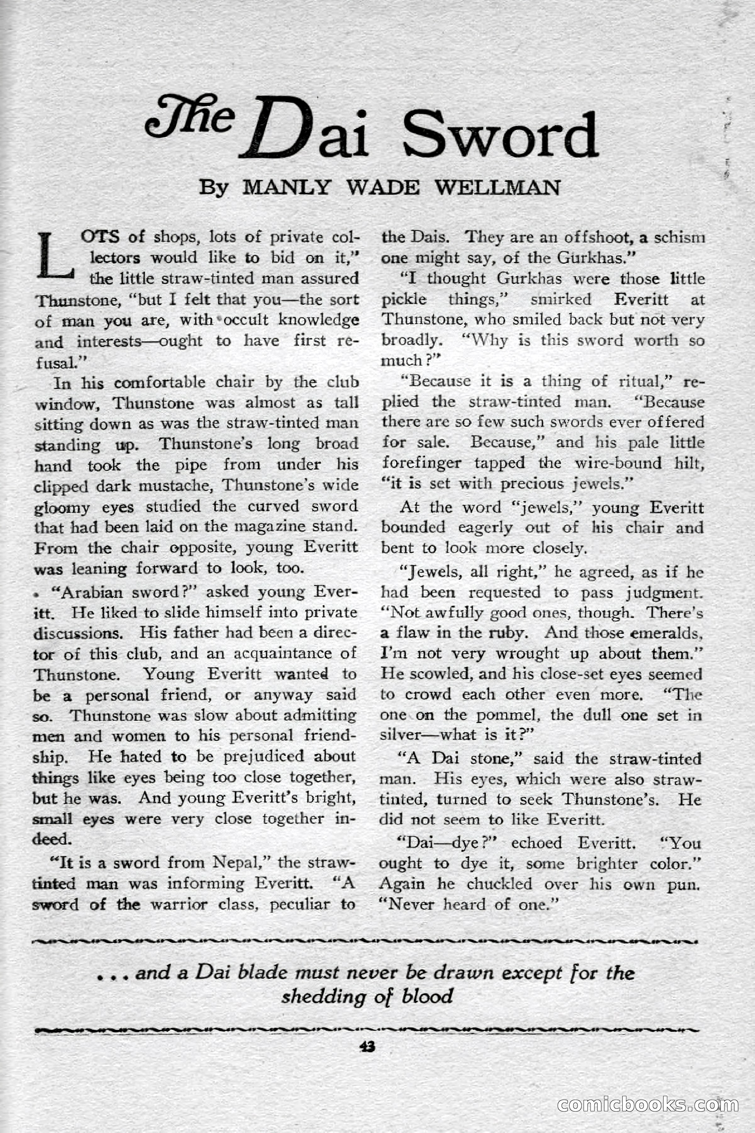 Weird Tales (Canadian Edition) — page 45 of 116