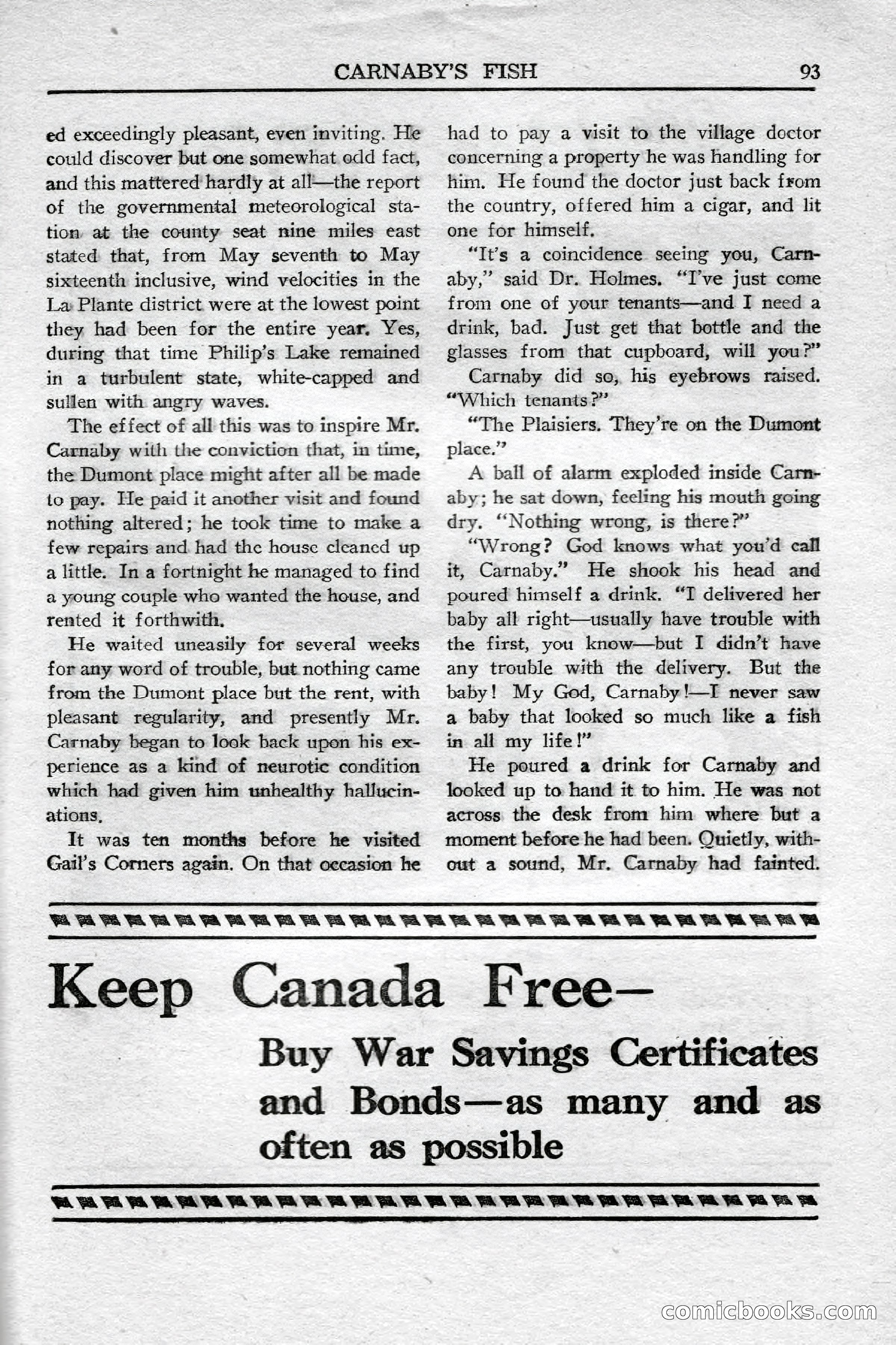 Weird Tales (Canadian Edition) — page 95 of 116