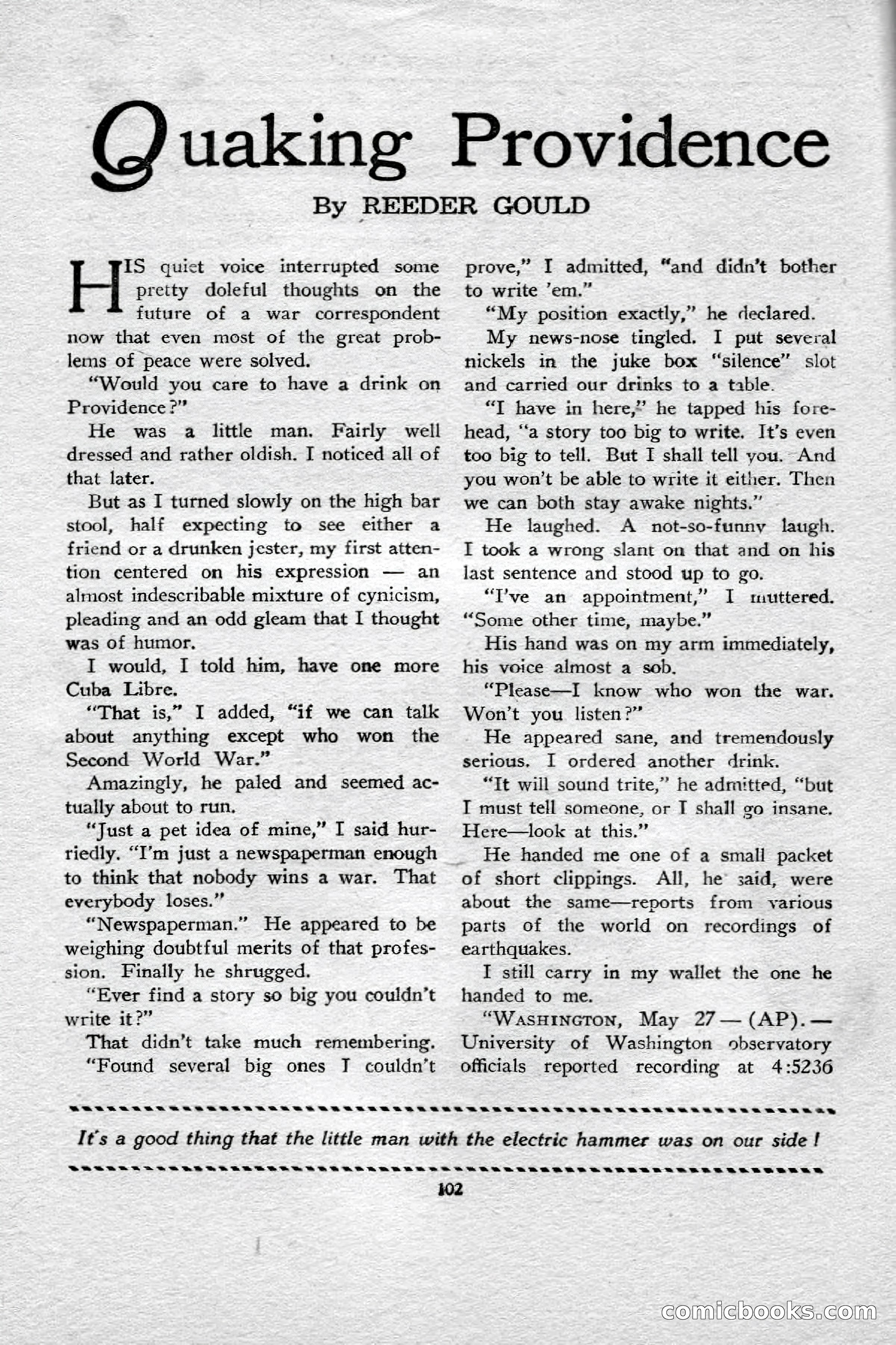 Weird Tales (Canadian Edition) — page 104 of 116