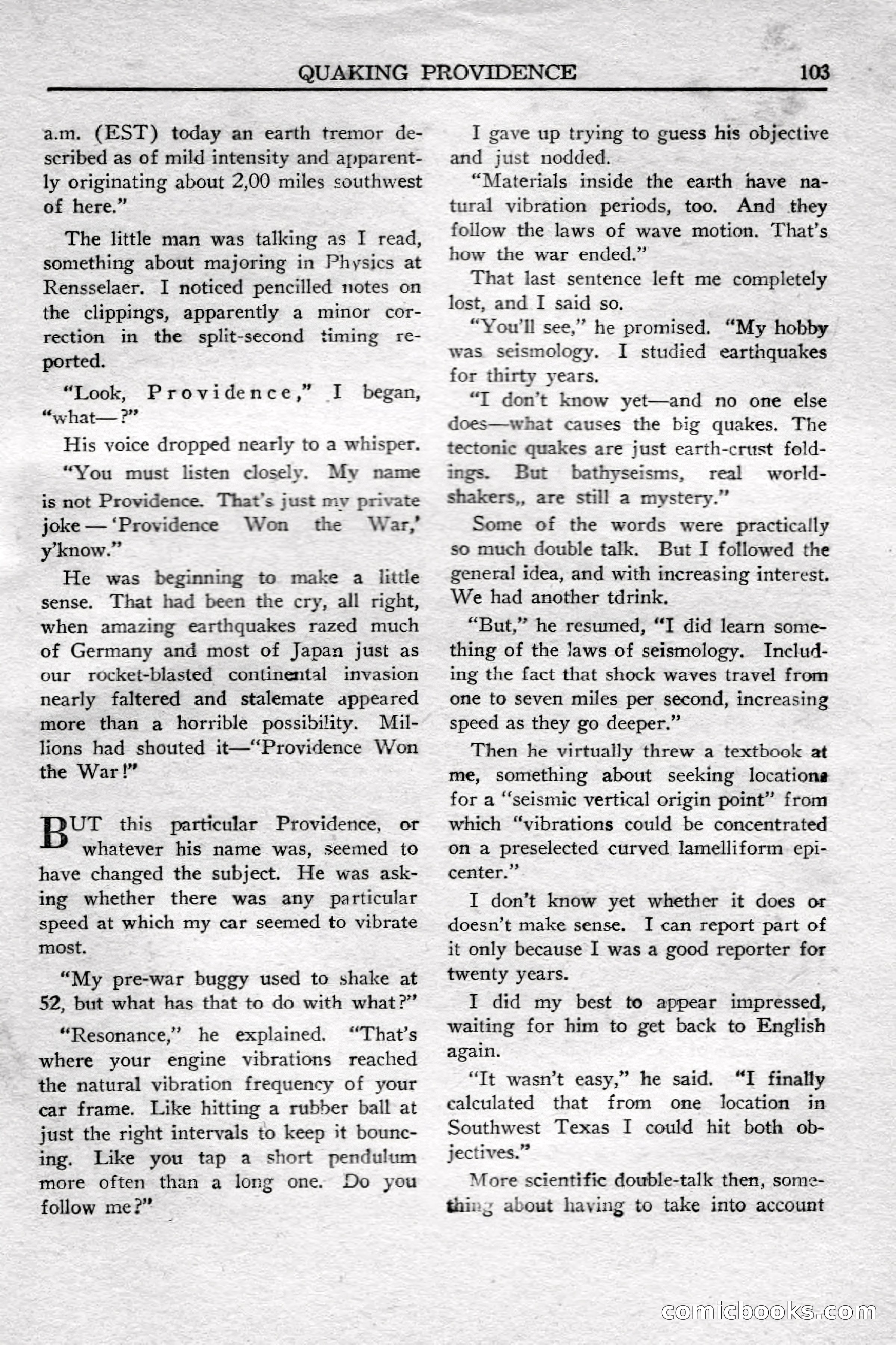 Weird Tales (Canadian Edition) — page 105 of 116