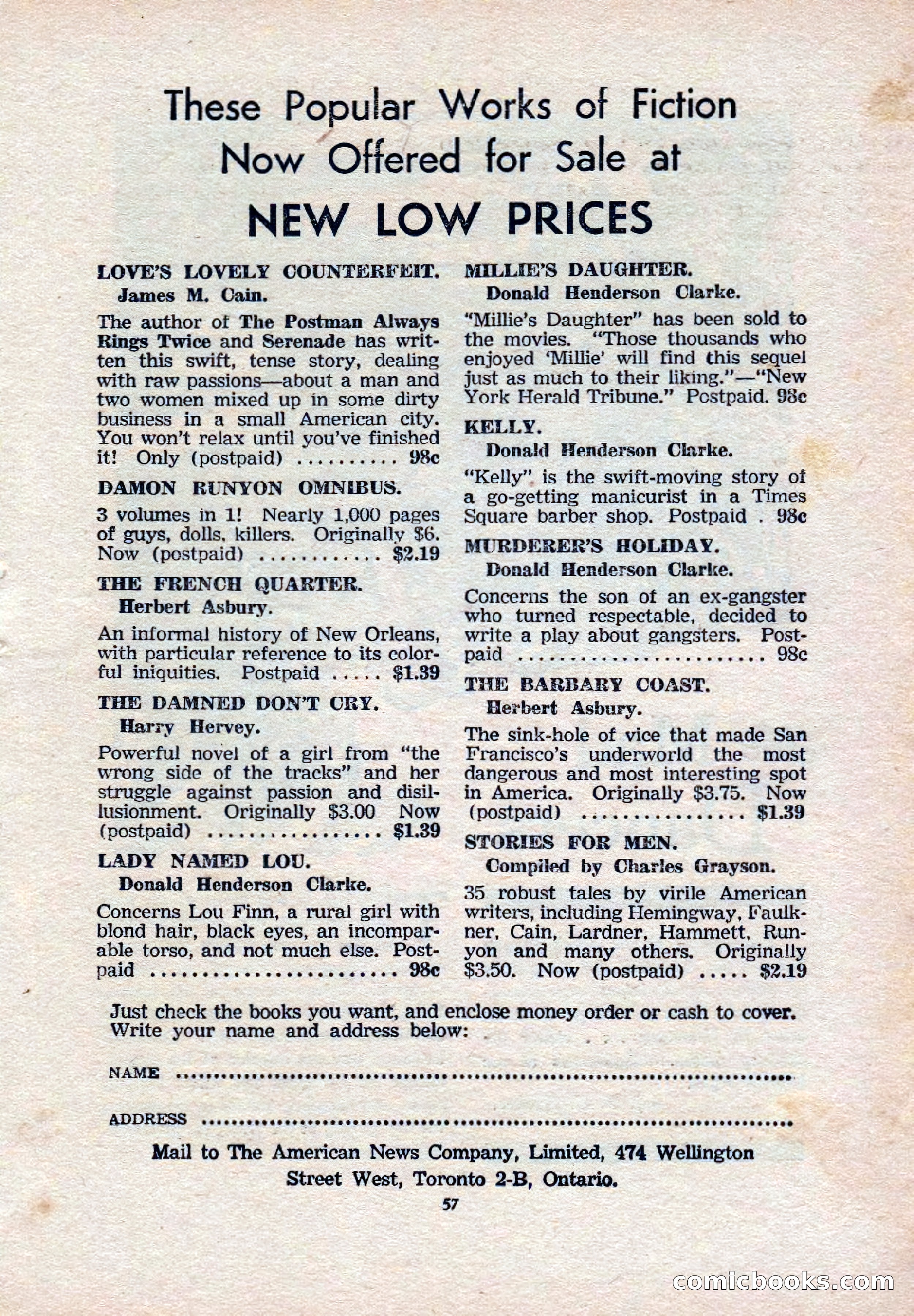 Weird Tales (Canadian Edition) — page 59 of 116