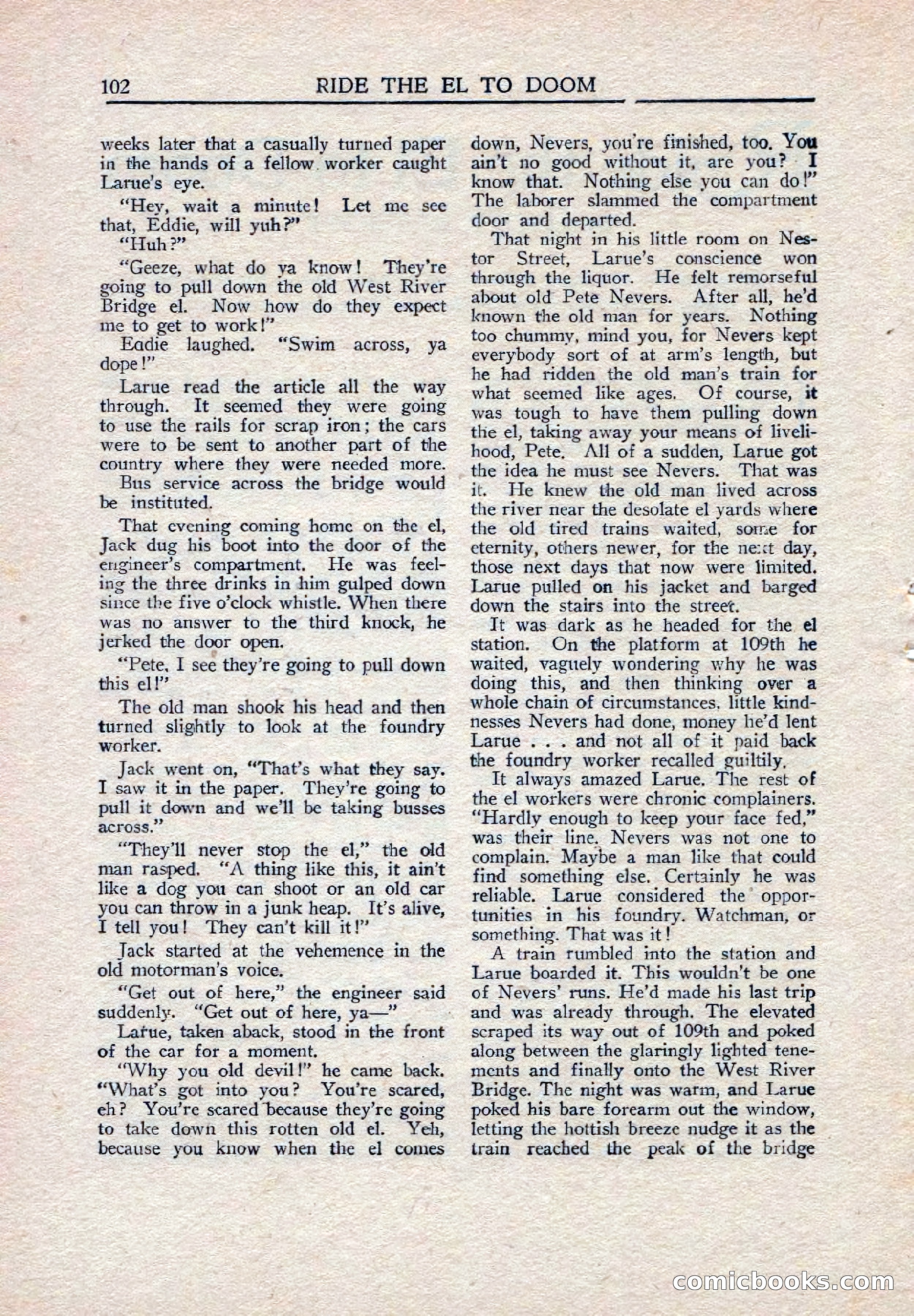 Weird Tales (Canadian Edition) — page 104 of 116