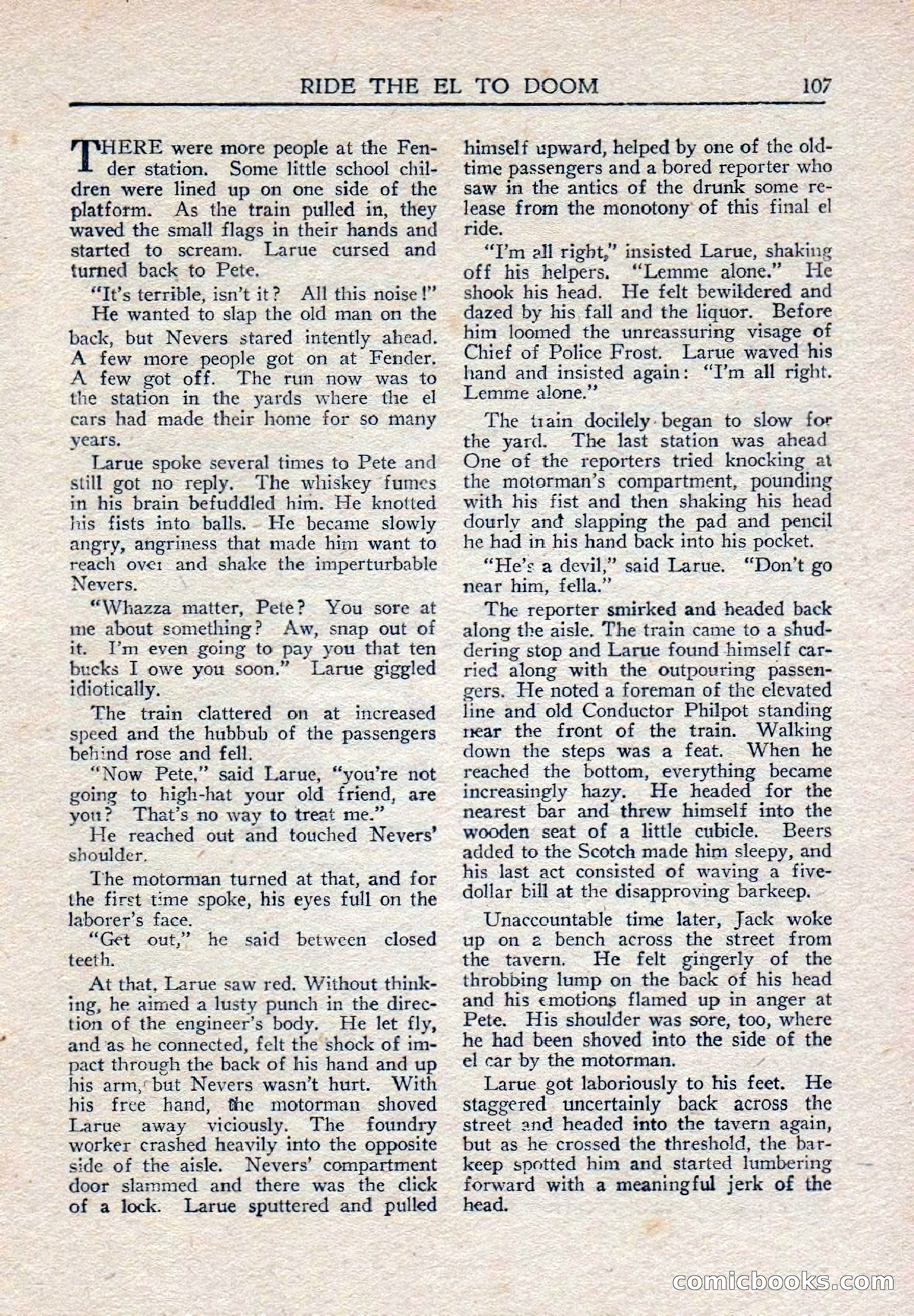 Weird Tales (Canadian Edition) — page 109 of 116