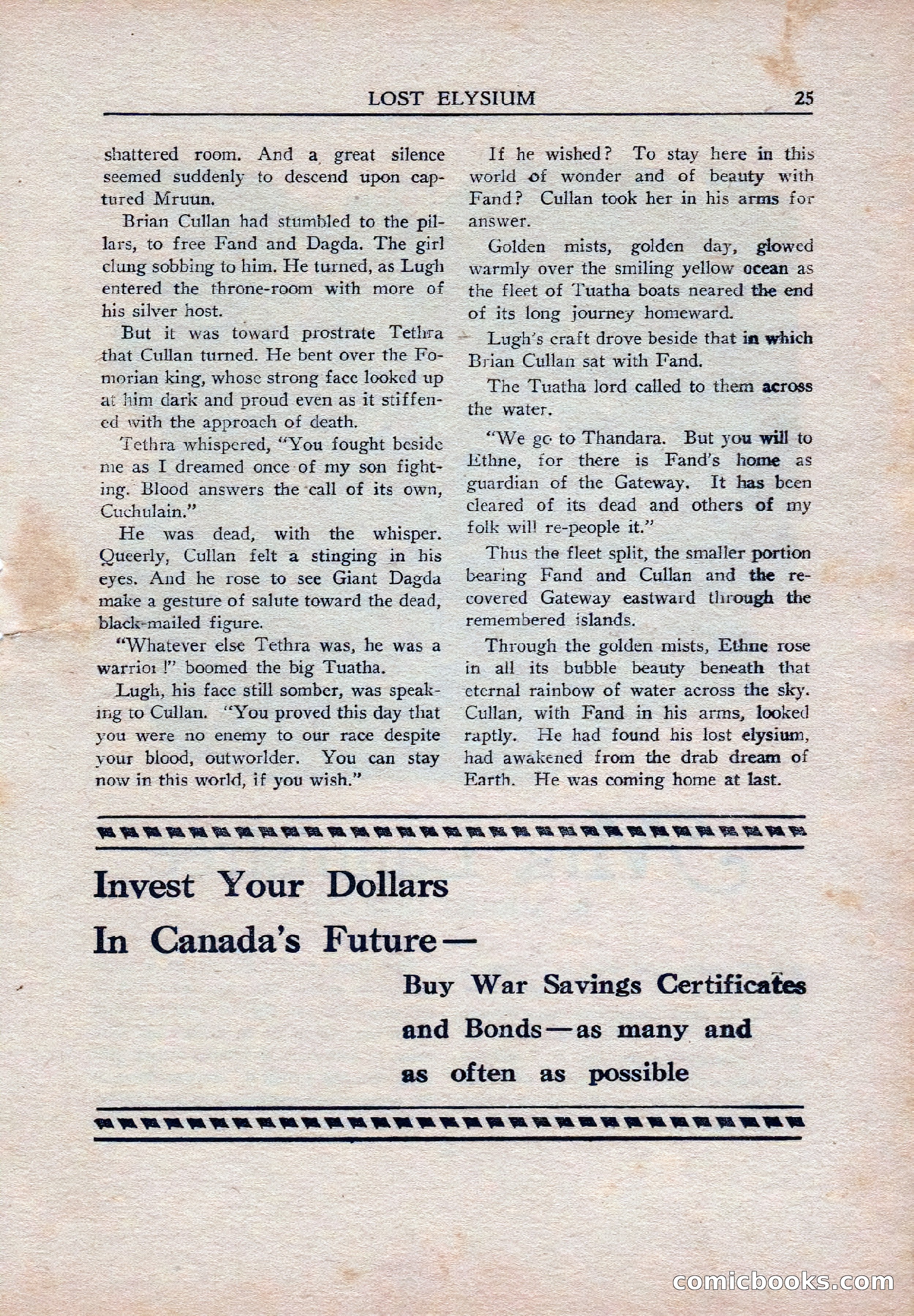 Weird Tales (Canadian Edition) — page 27 of 116