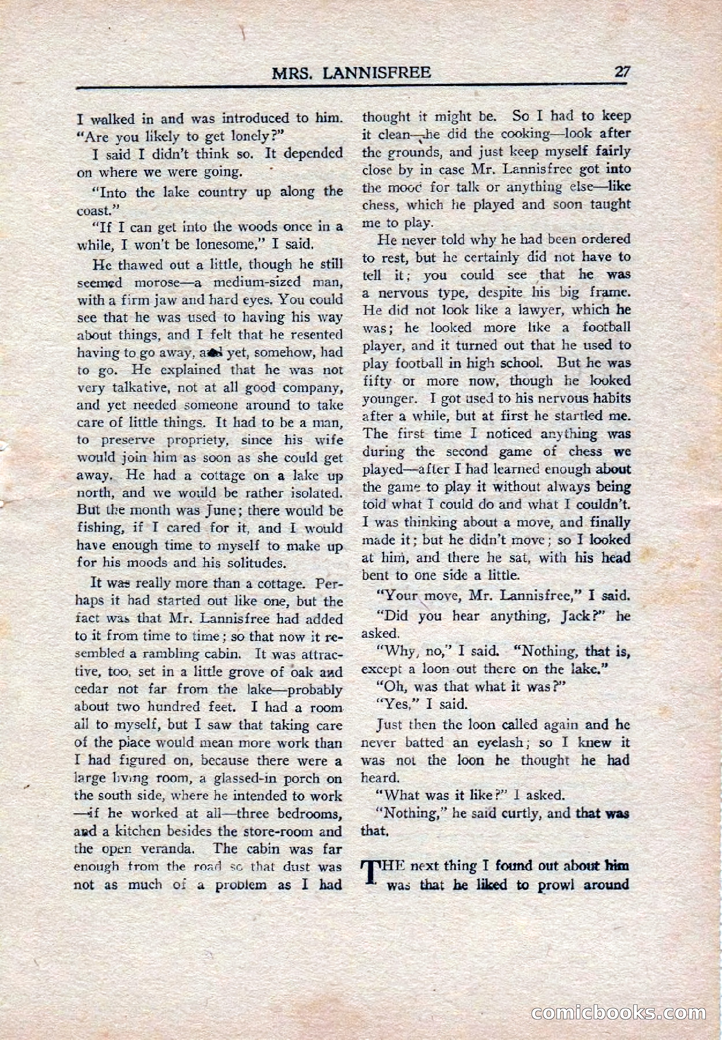 Weird Tales (Canadian Edition) — page 29 of 116