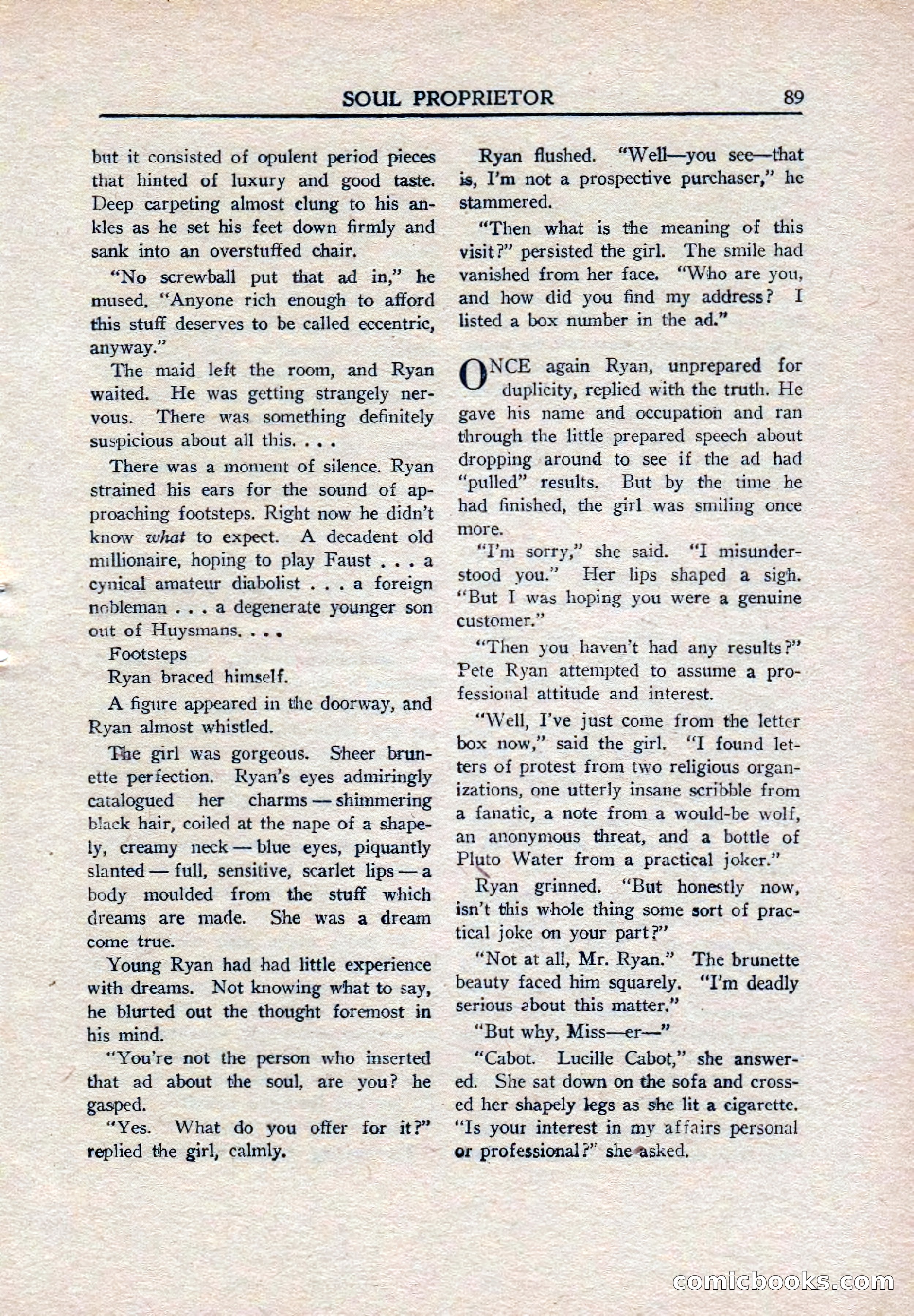 Weird Tales (Canadian Edition) — page 91 of 116