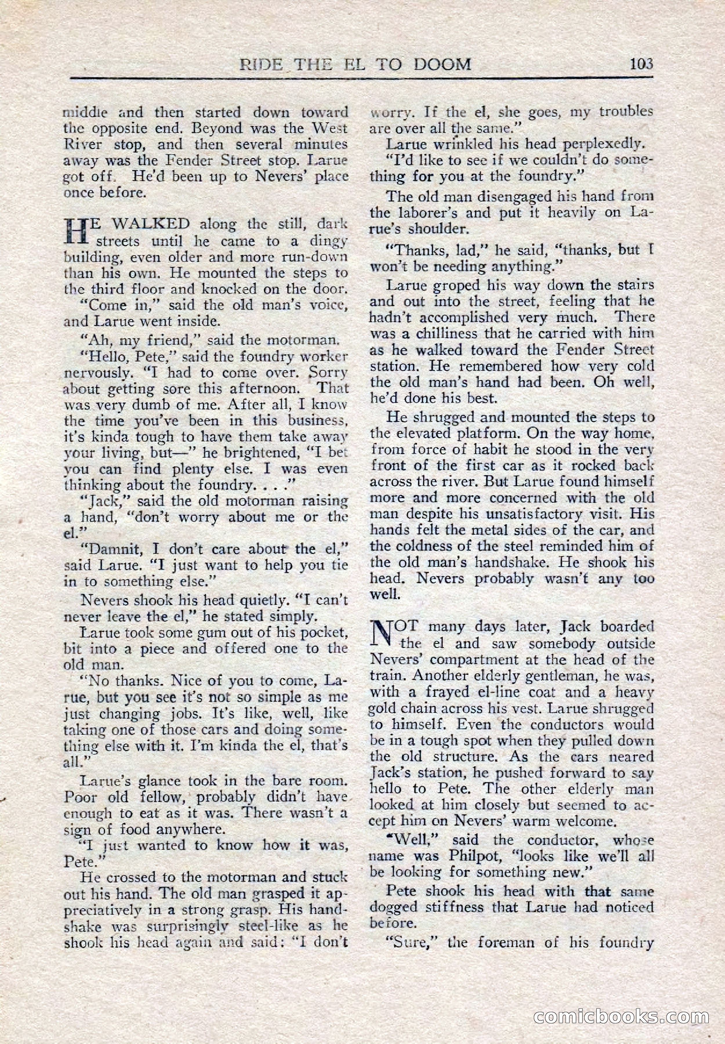 Weird Tales (Canadian Edition) — page 105 of 116