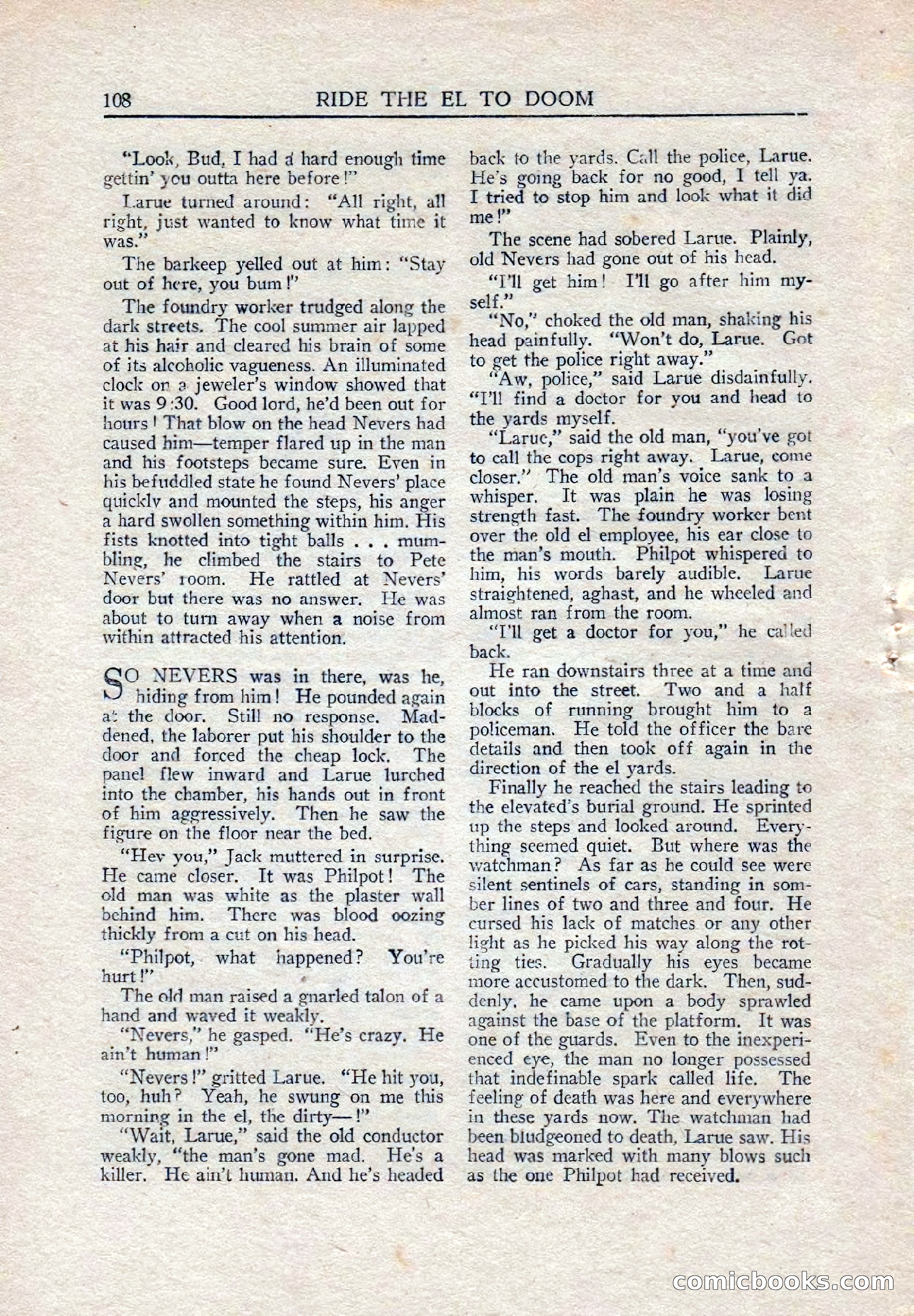 Weird Tales (Canadian Edition) — page 110 of 116
