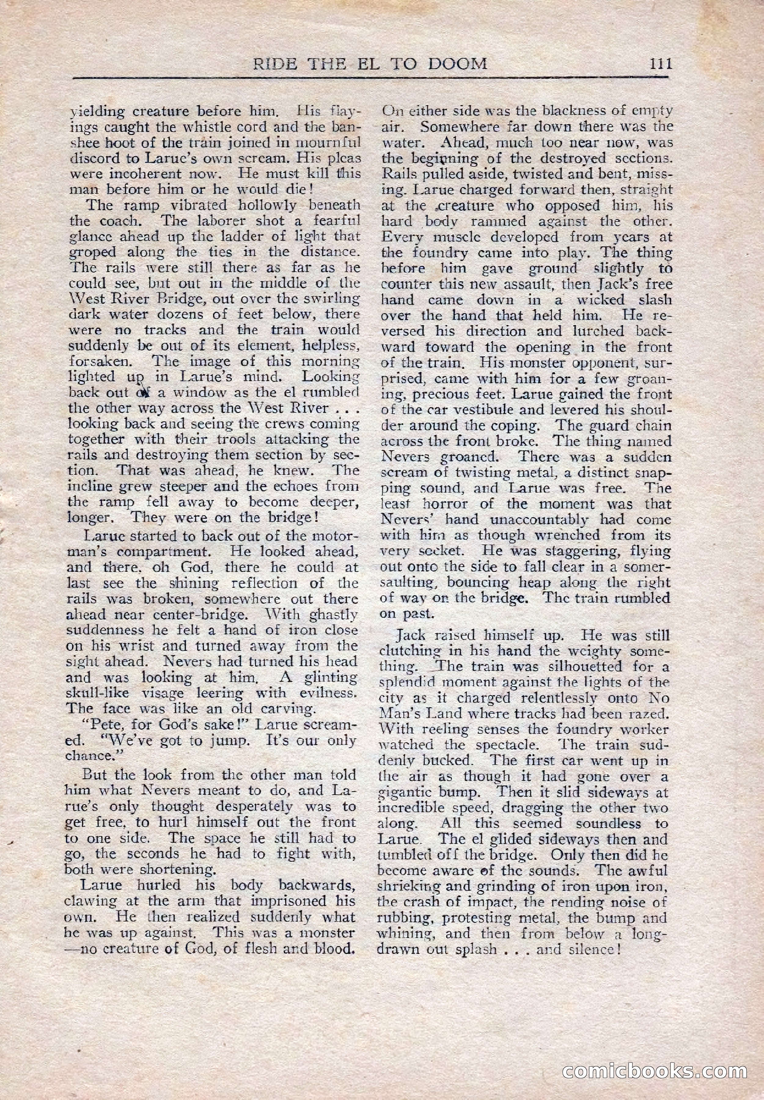 Weird Tales (Canadian Edition) — page 113 of 116