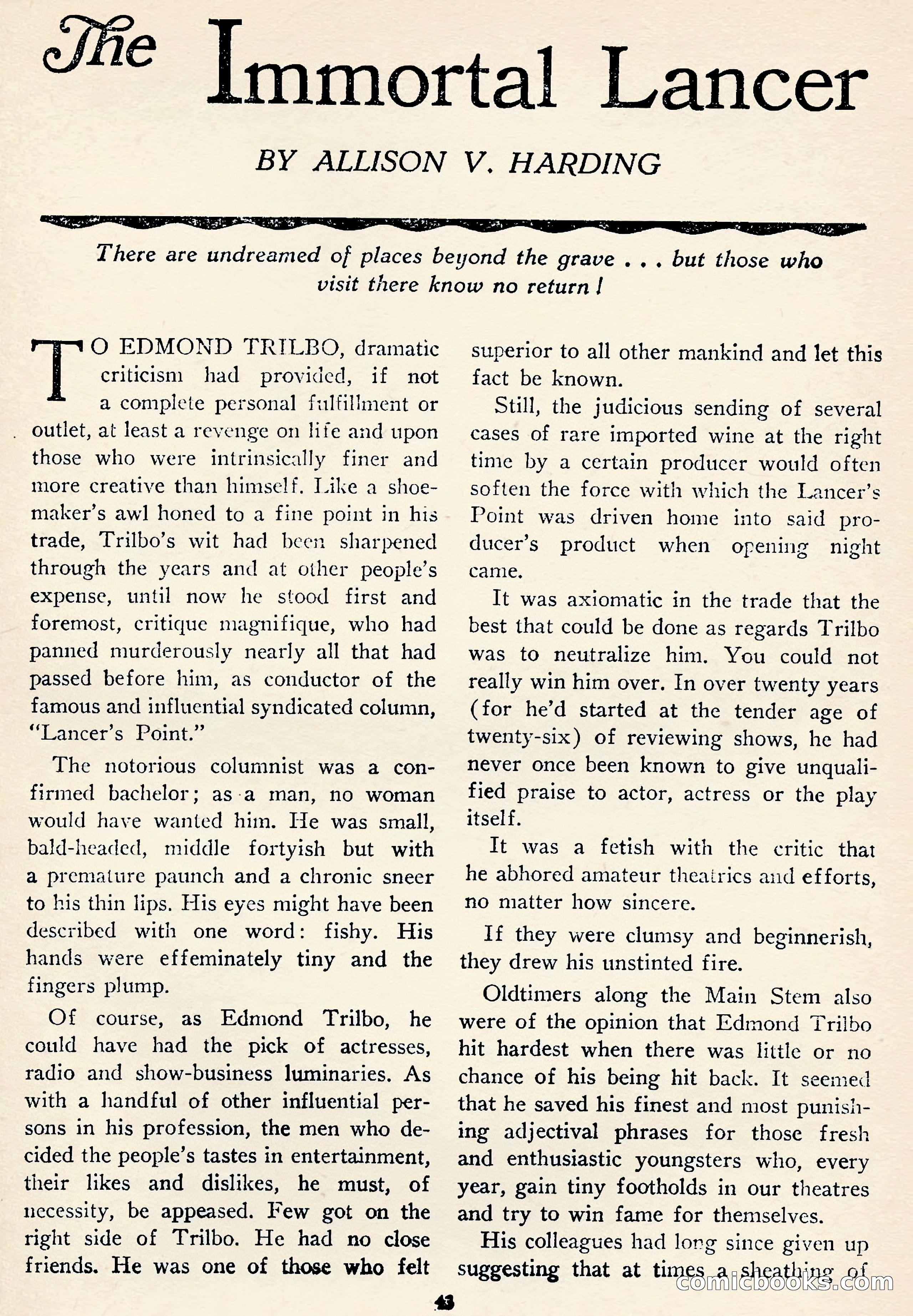 Weird Tales (Canadian Edition) — page 45 of 116