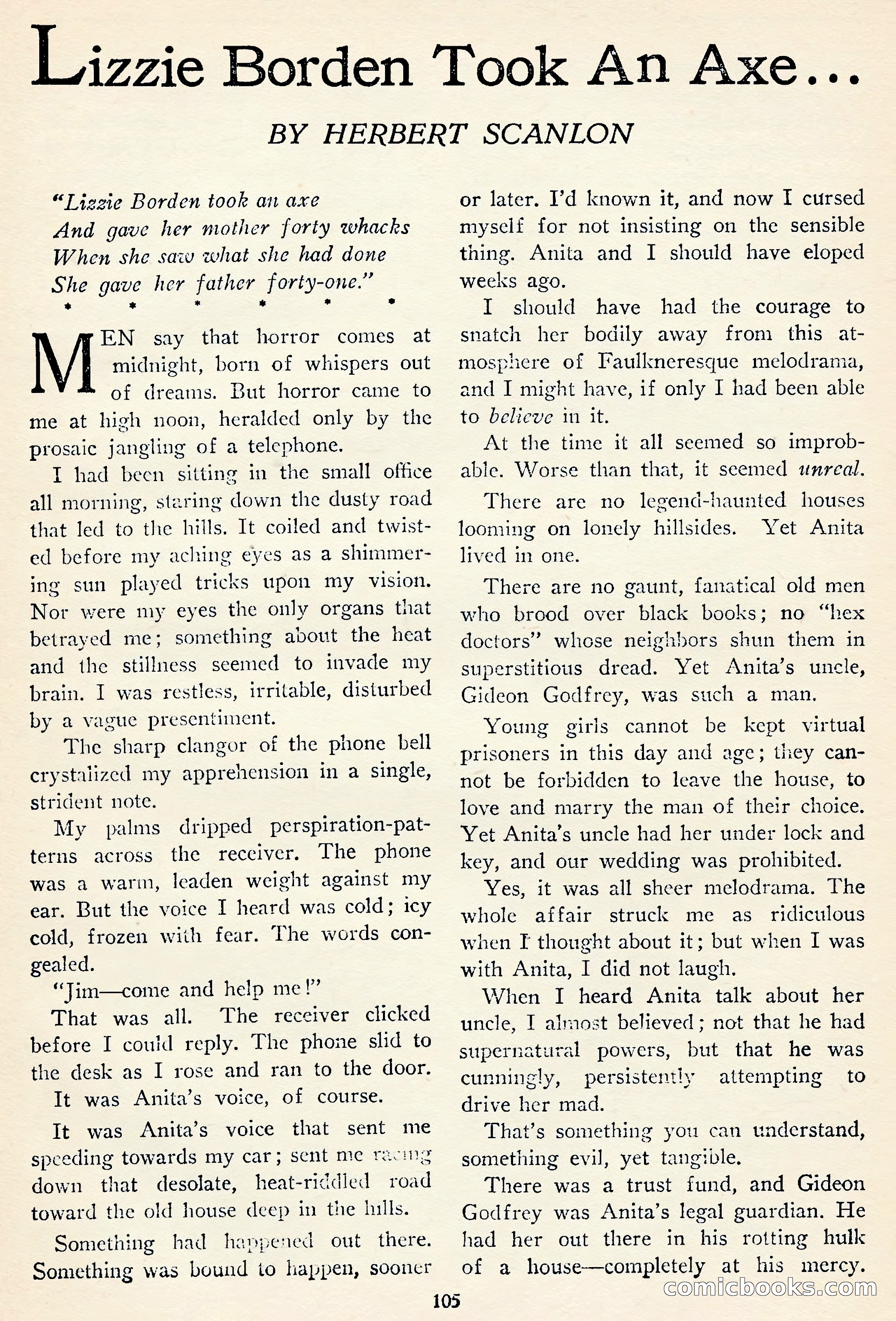 Weird Tales (Canadian Edition) — page 107 of 116