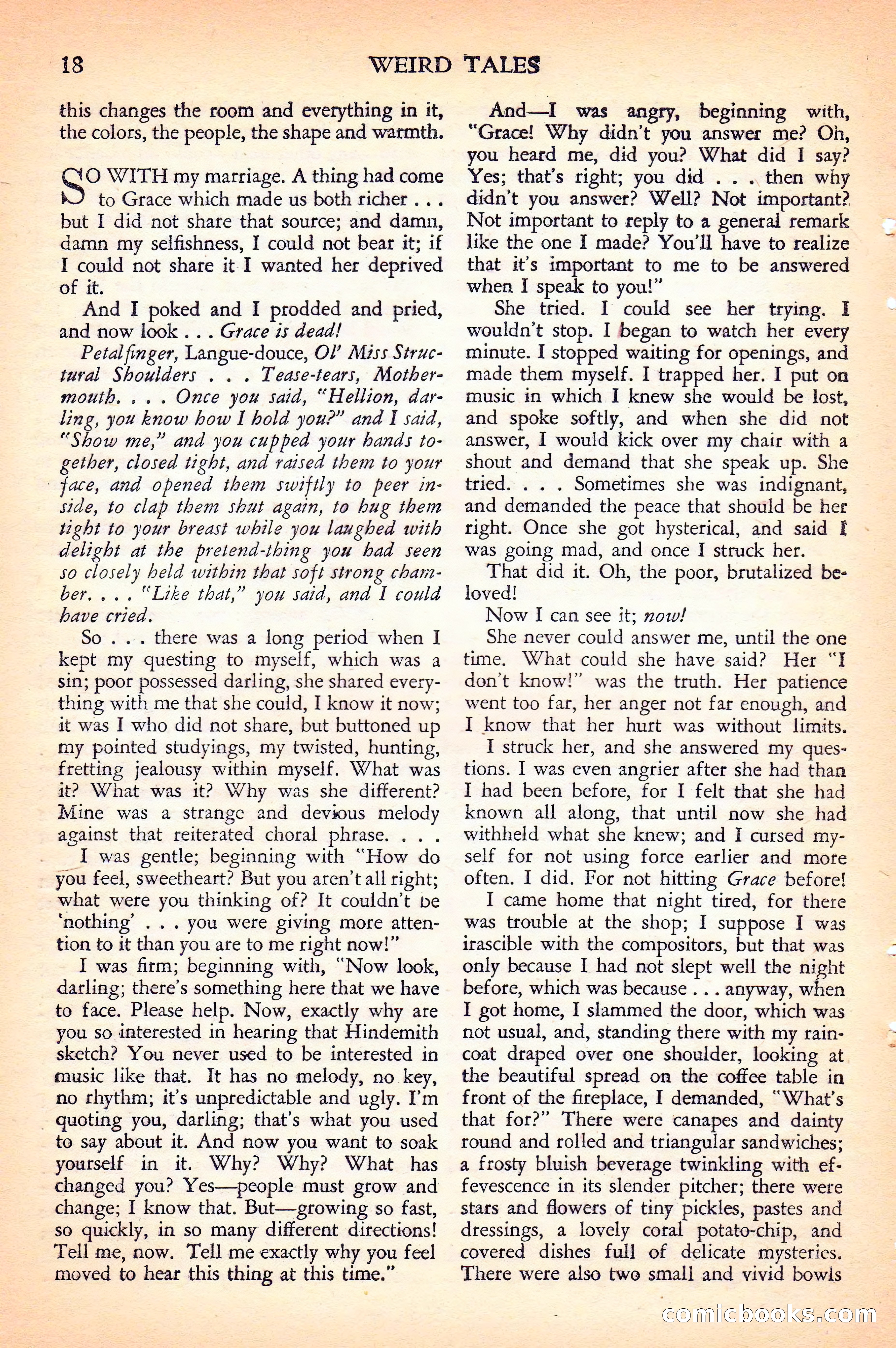 Weird Tales Canadian Edition, Vol. 41, No. 1 — page 21 of 100