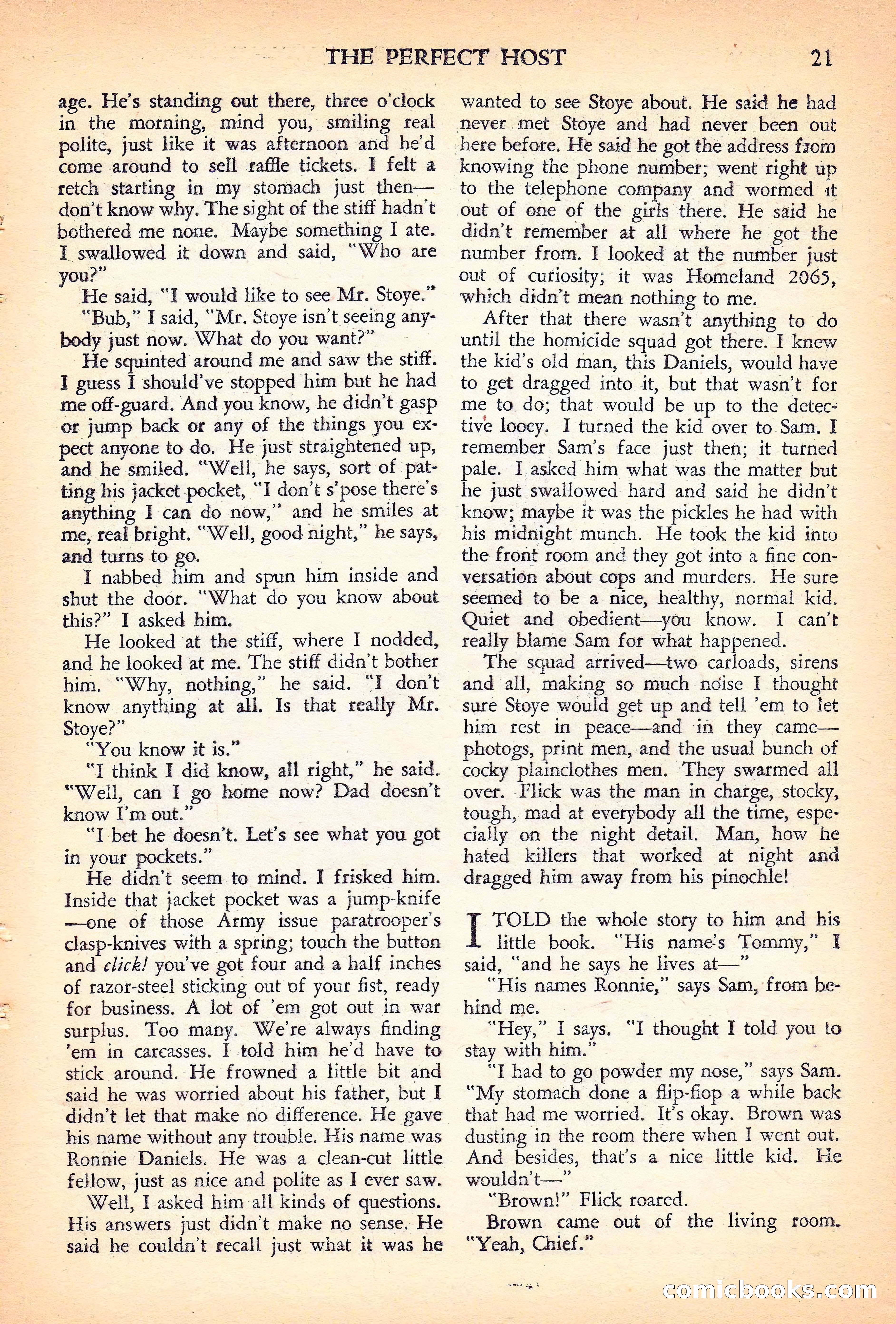 Weird Tales Canadian Edition, Vol. 41, No. 1 — page 24 of 100