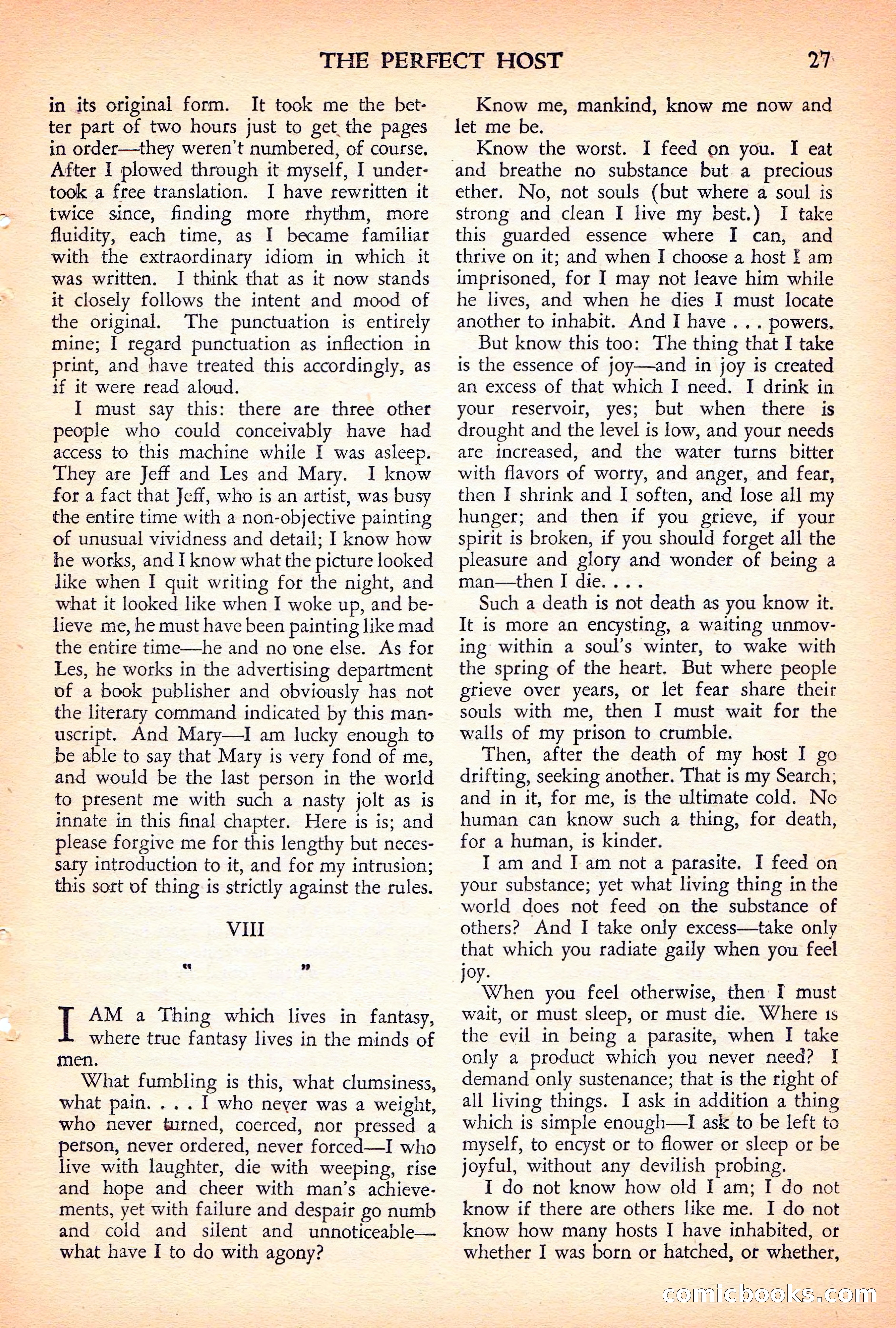 Weird Tales Canadian Edition, Vol. 41, No. 1 — page 30 of 100