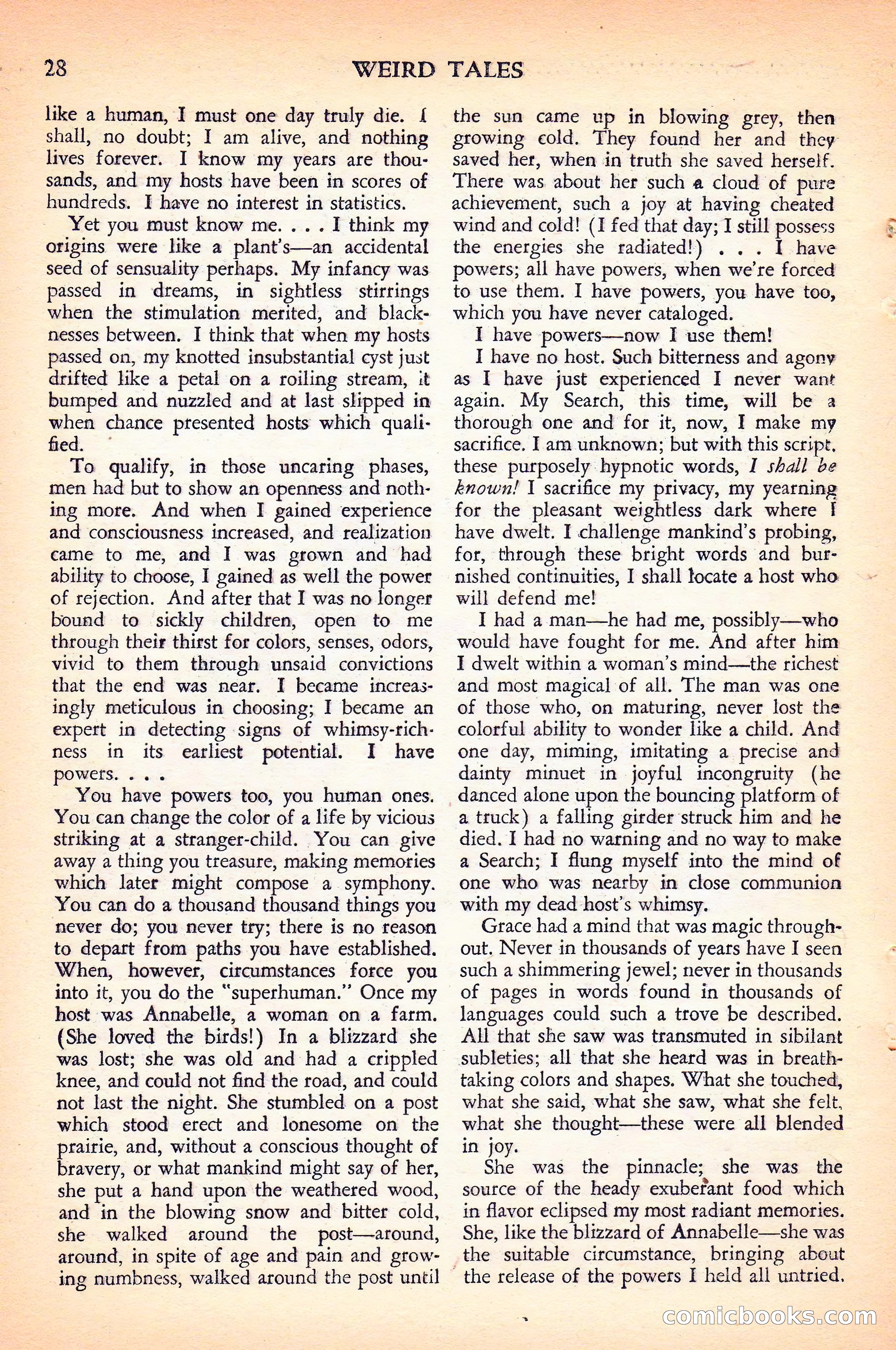 Weird Tales Canadian Edition, Vol. 41, No. 1 — page 31 of 100