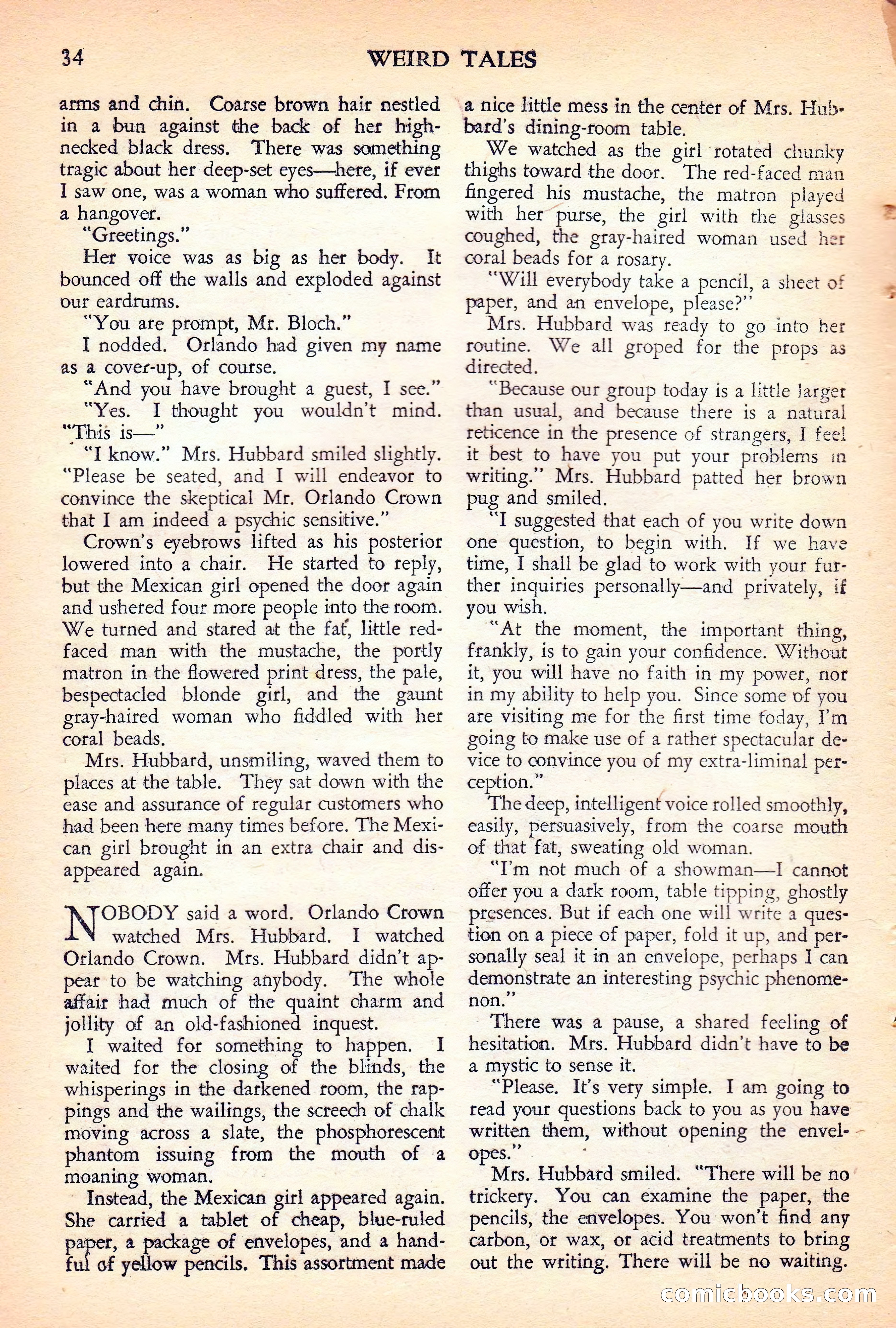 Weird Tales Canadian Edition, Vol. 41, No. 1 — page 37 of 100