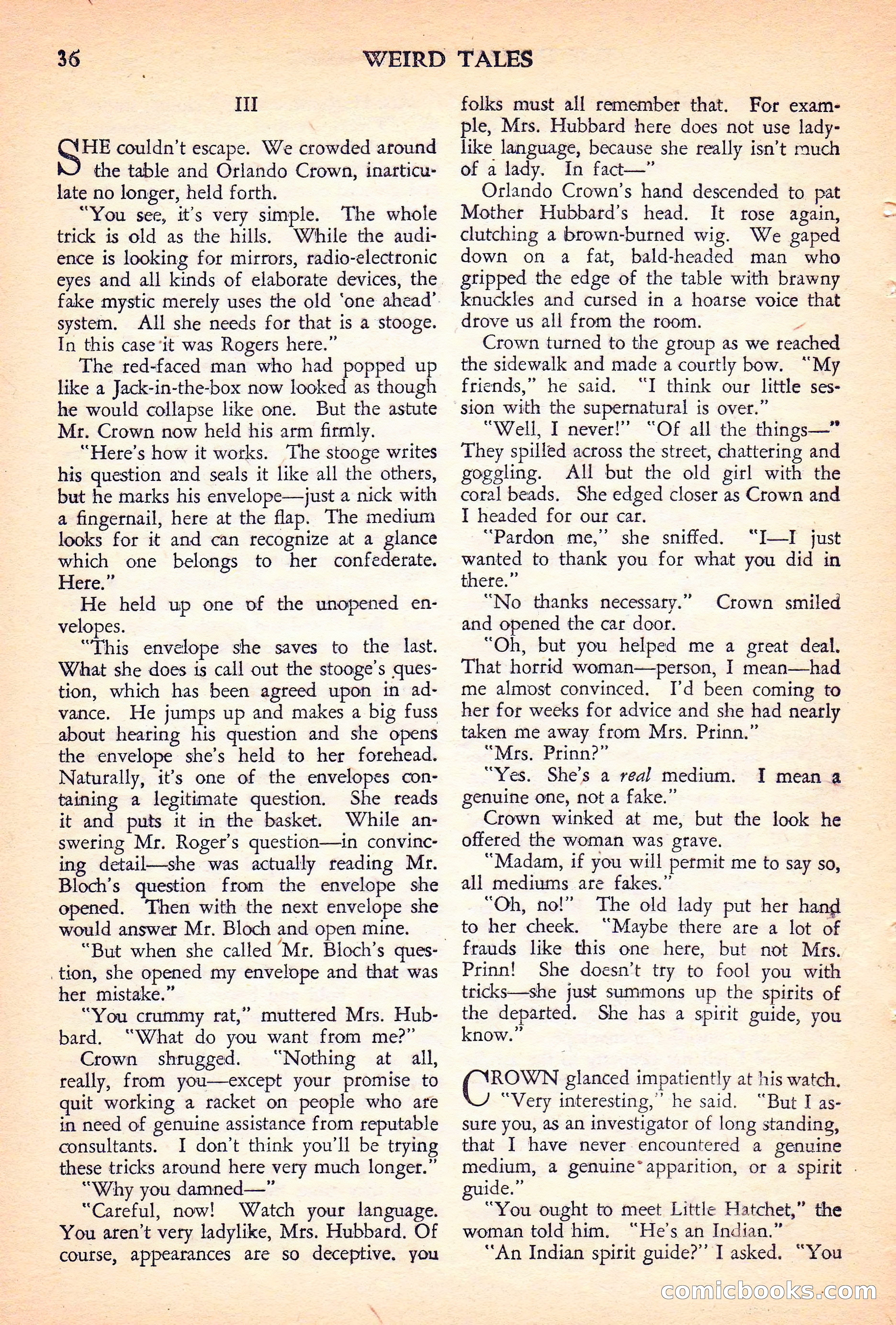 Weird Tales Canadian Edition, Vol. 41, No. 1 — page 39 of 100
